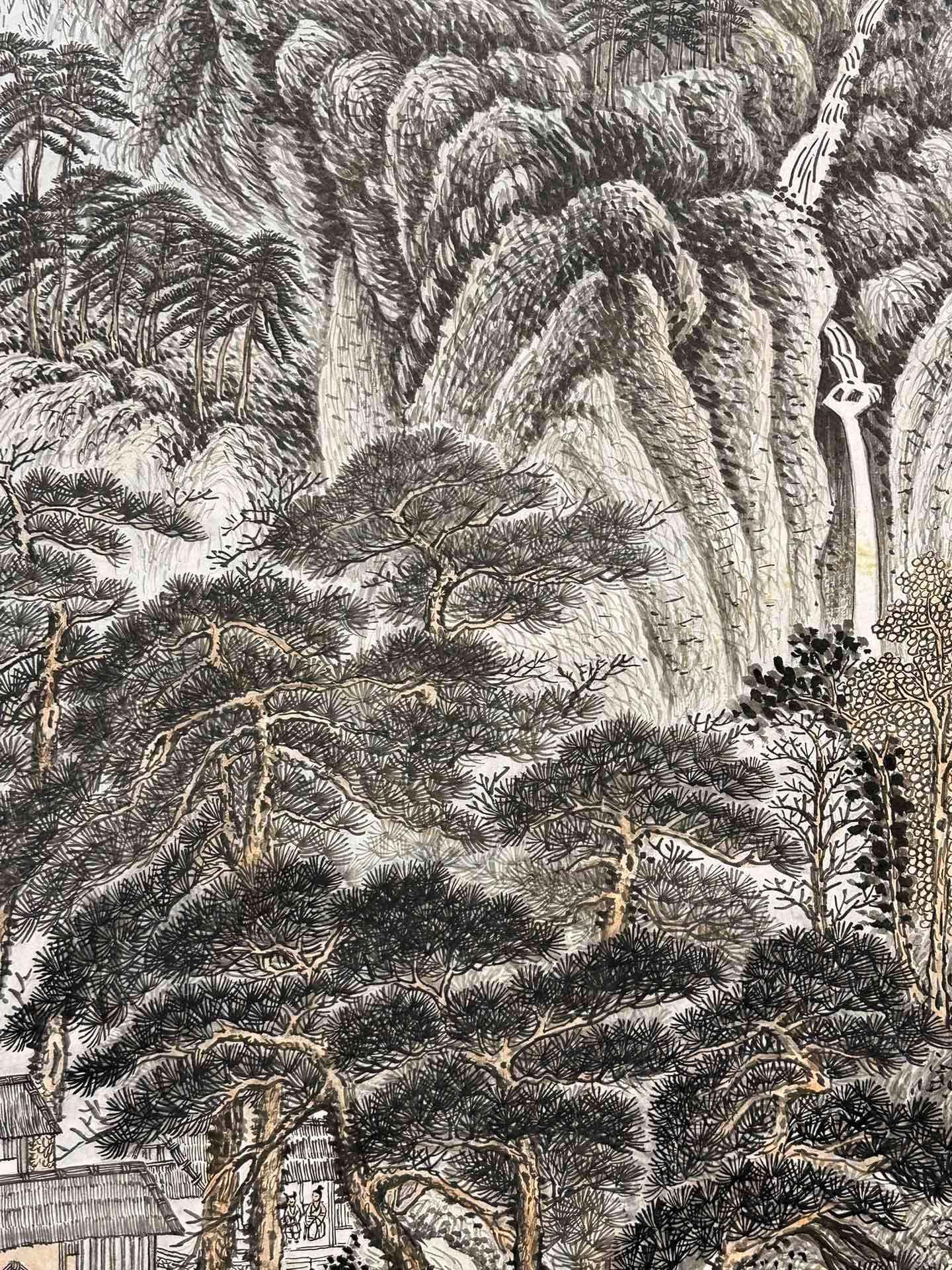 Chinese scroll painting Zhang Daqian