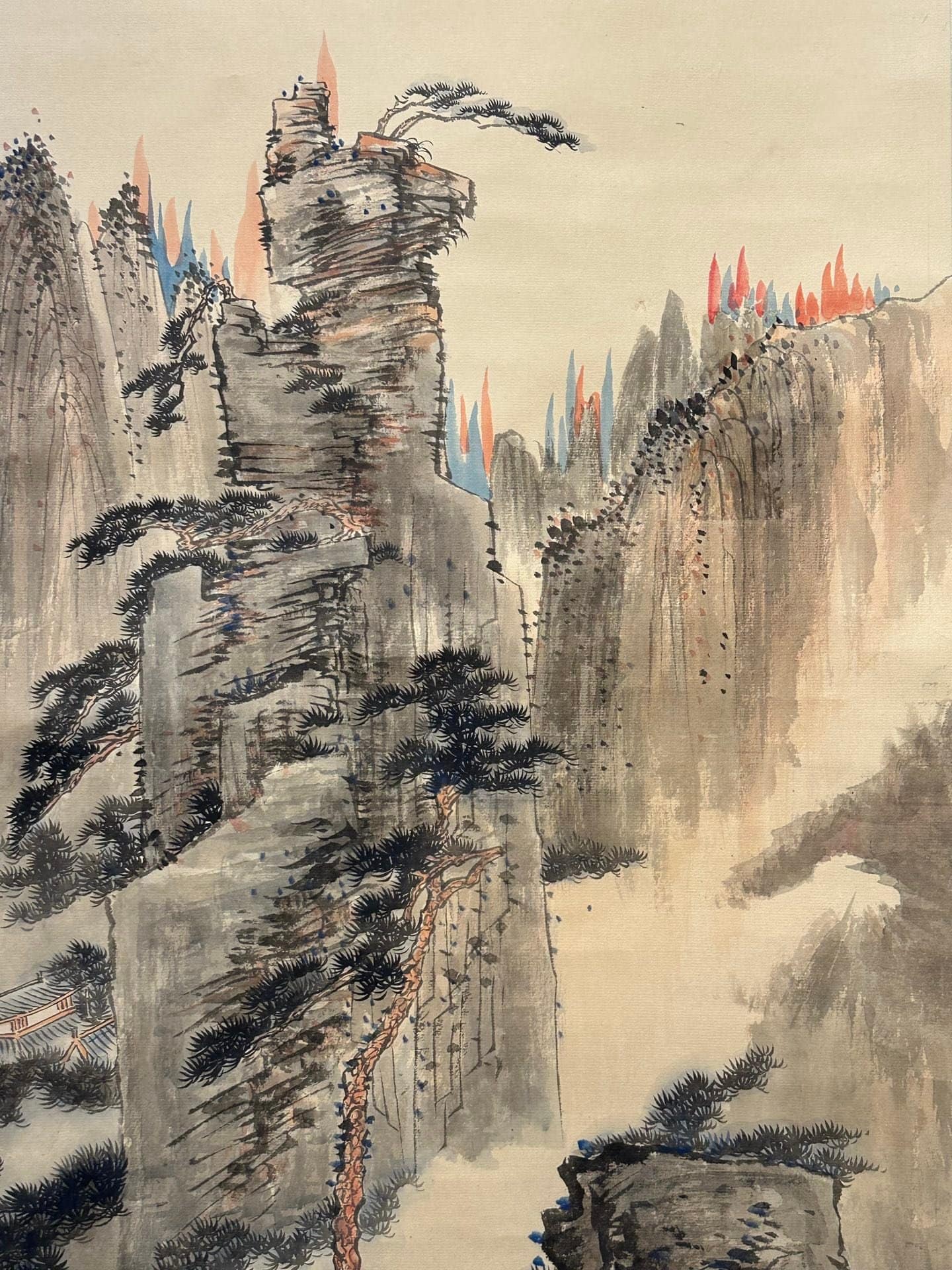Chinese scroll painting Zhang Daqian