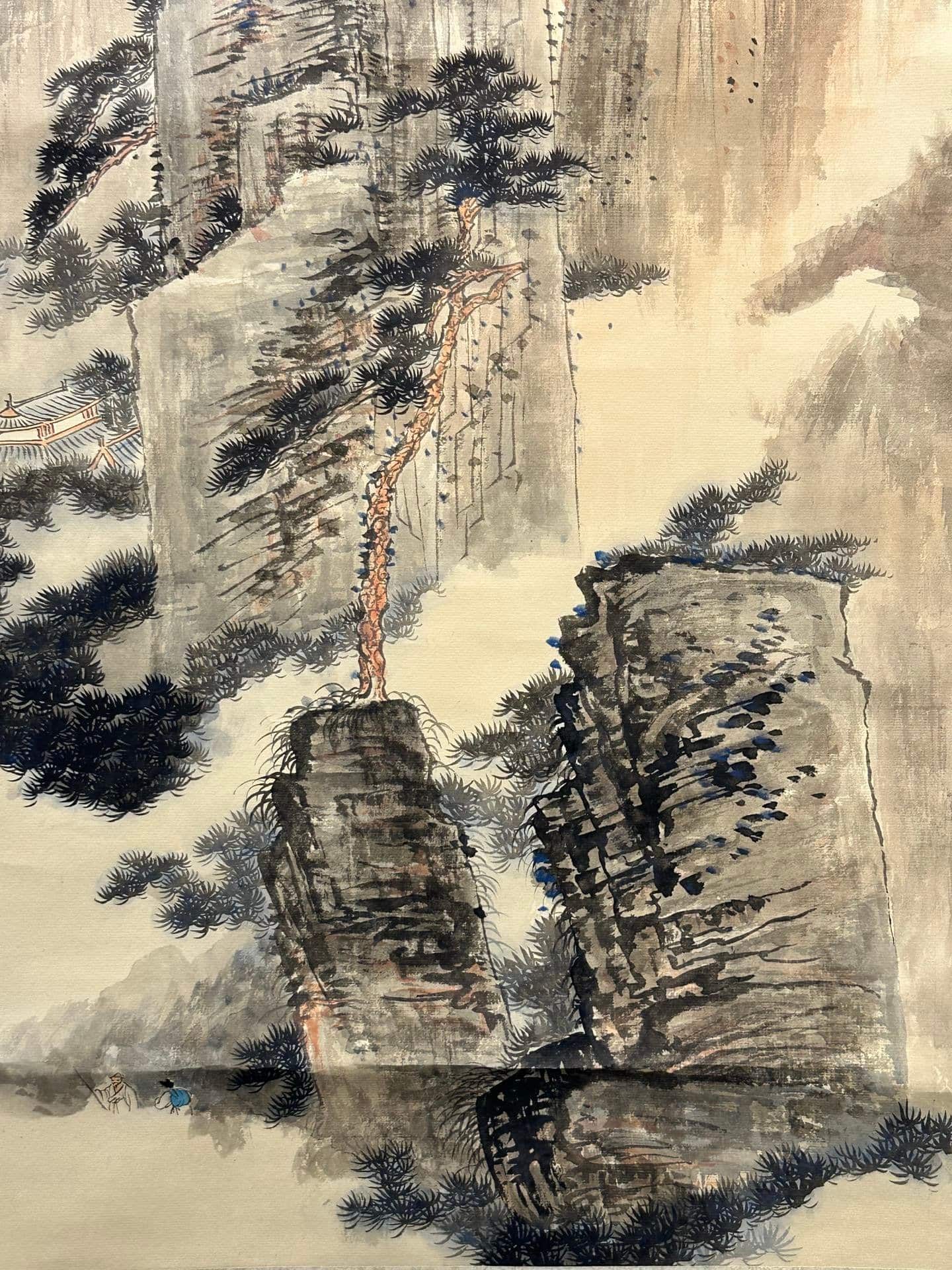 Chinese scroll painting Zhang Daqian