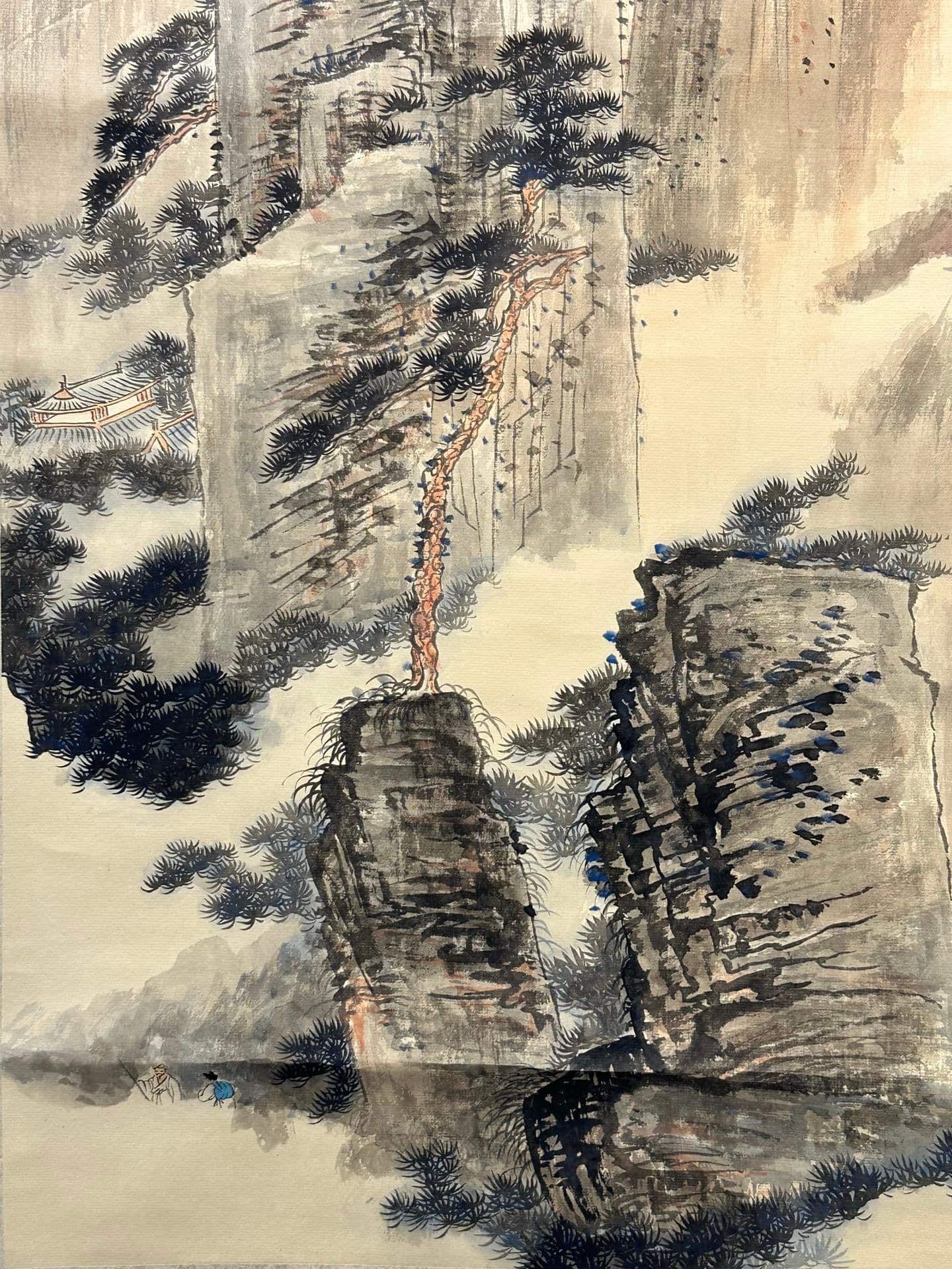 Chinese scroll painting Zhang Daqian