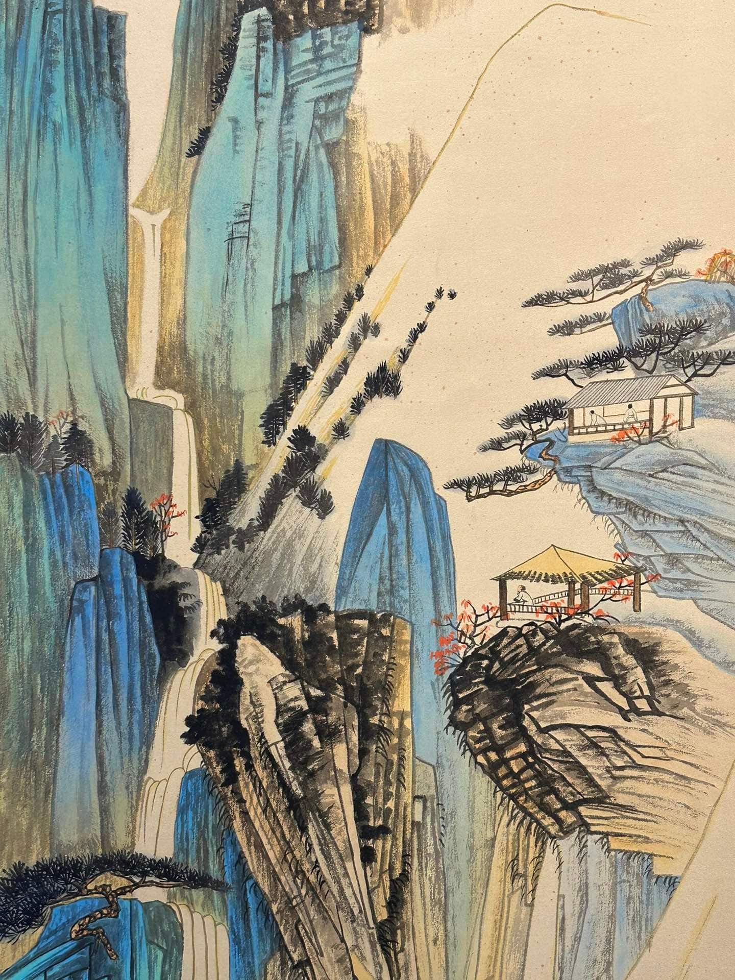 Chinese scroll painting Zhang Daqian