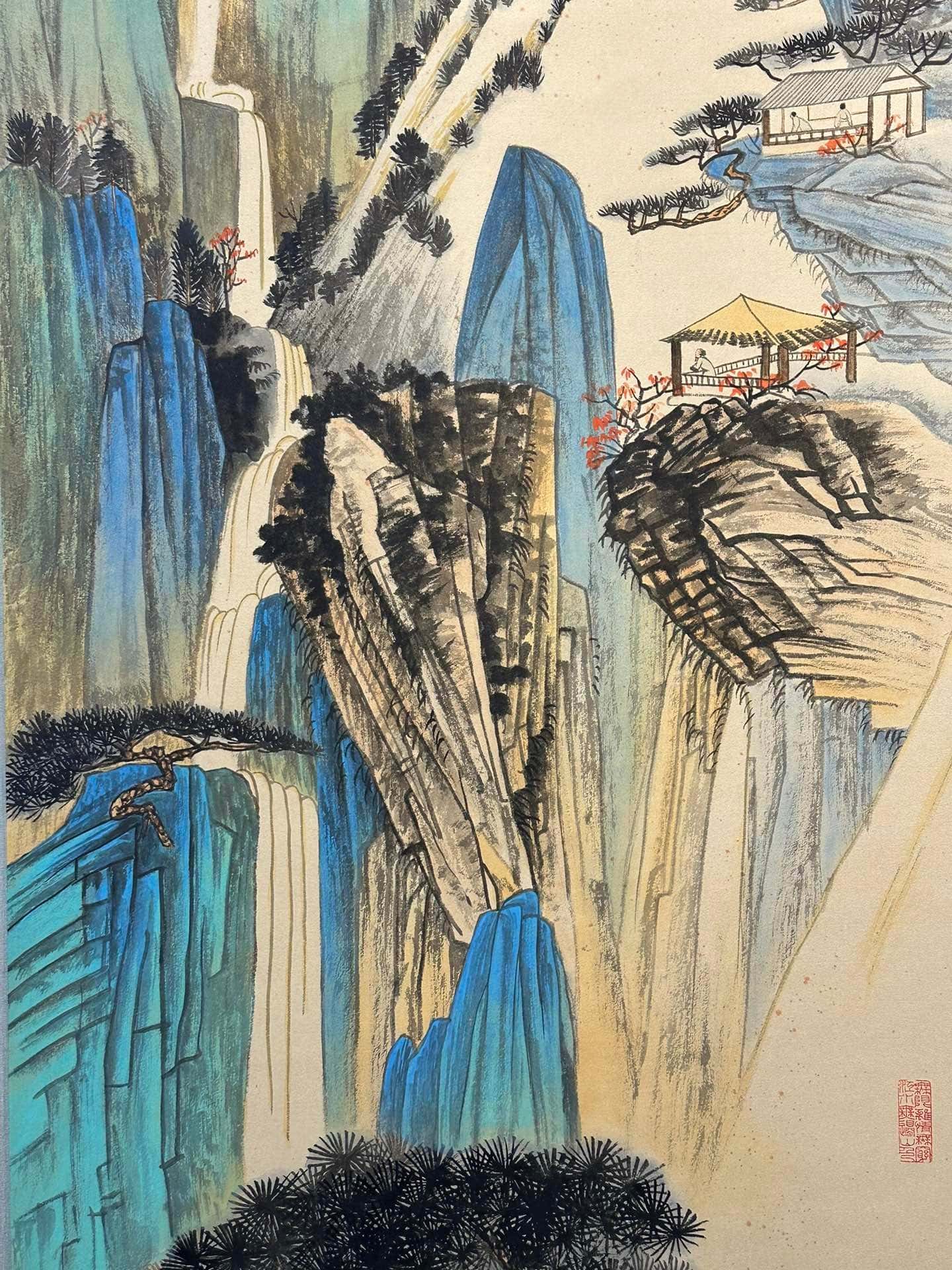 Chinese scroll painting Zhang Daqian