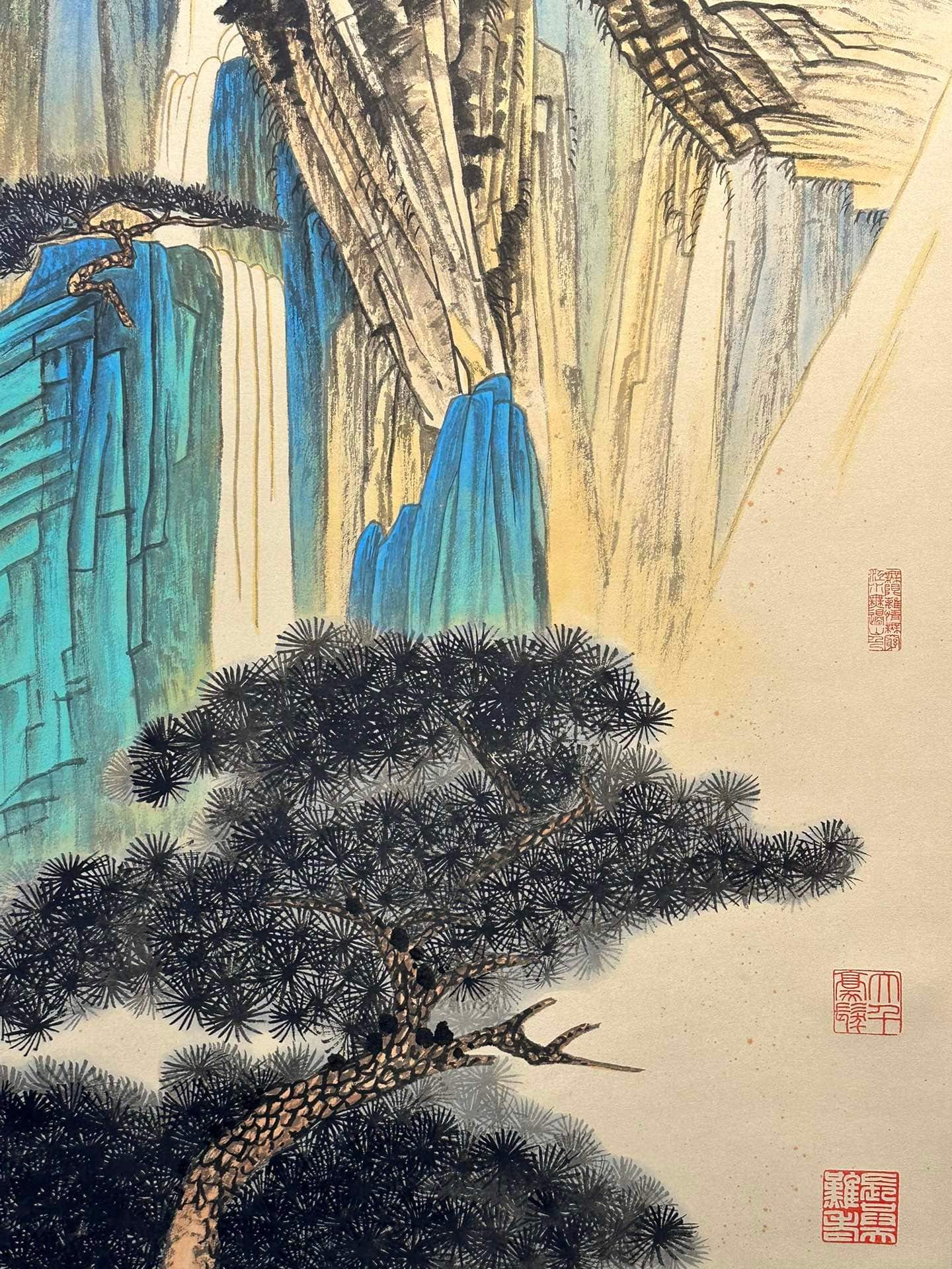 Chinese scroll painting Zhang Daqian
