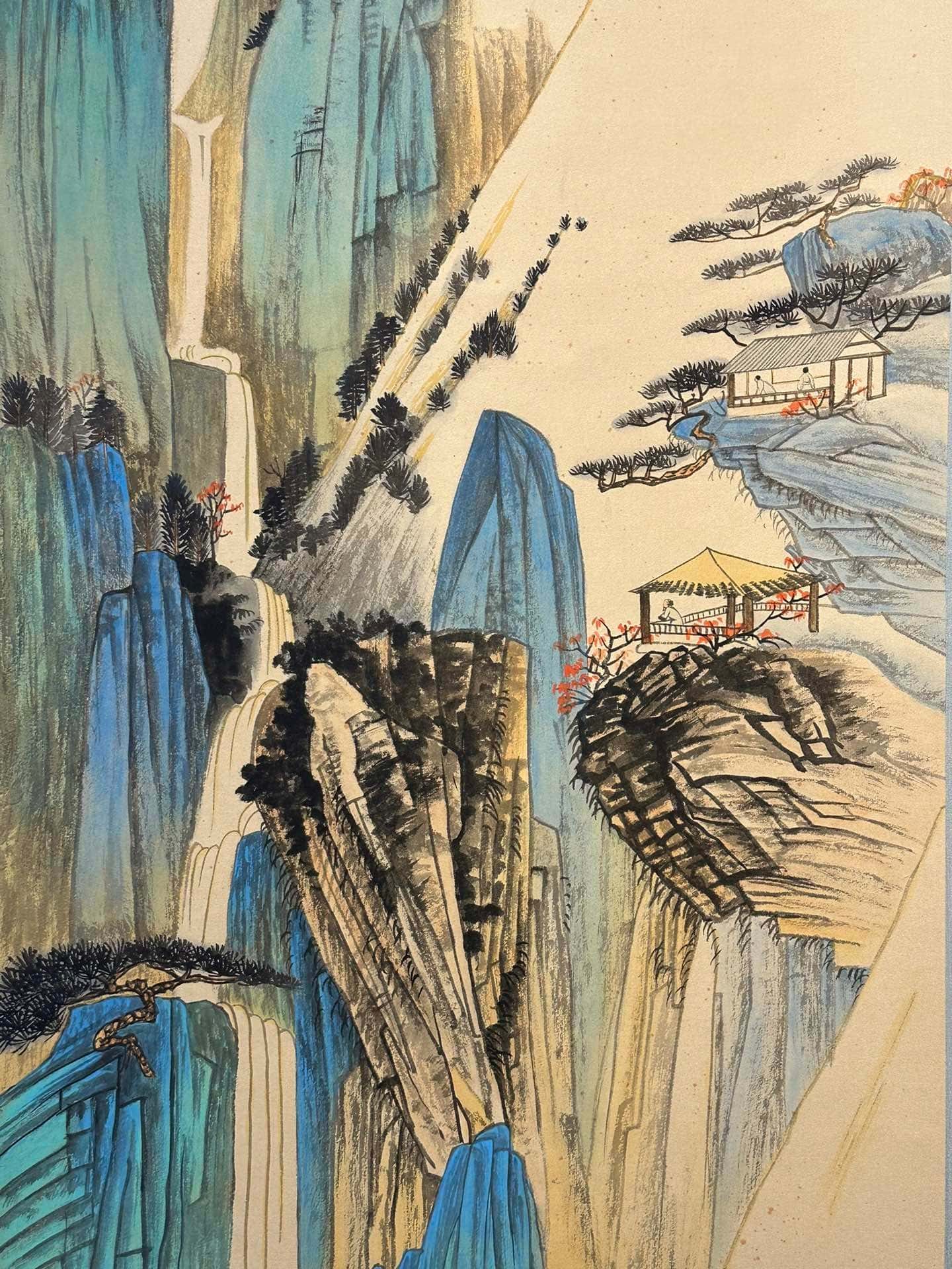 Chinese scroll painting Zhang Daqian