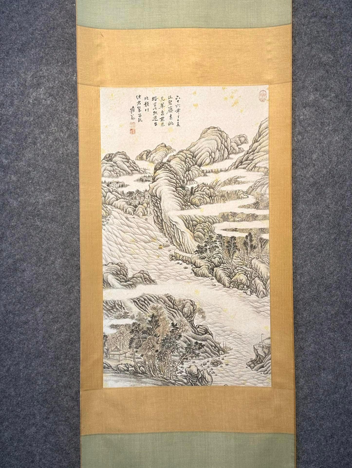 Chinese scroll painting Zhang Daqian