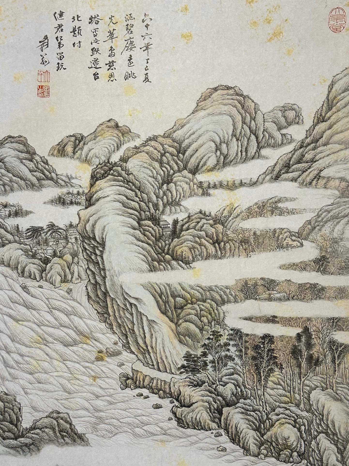 Chinese scroll painting Zhang Daqian