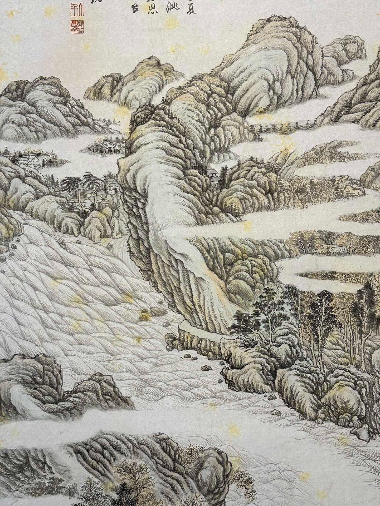 Chinese scroll painting Zhang Daqian