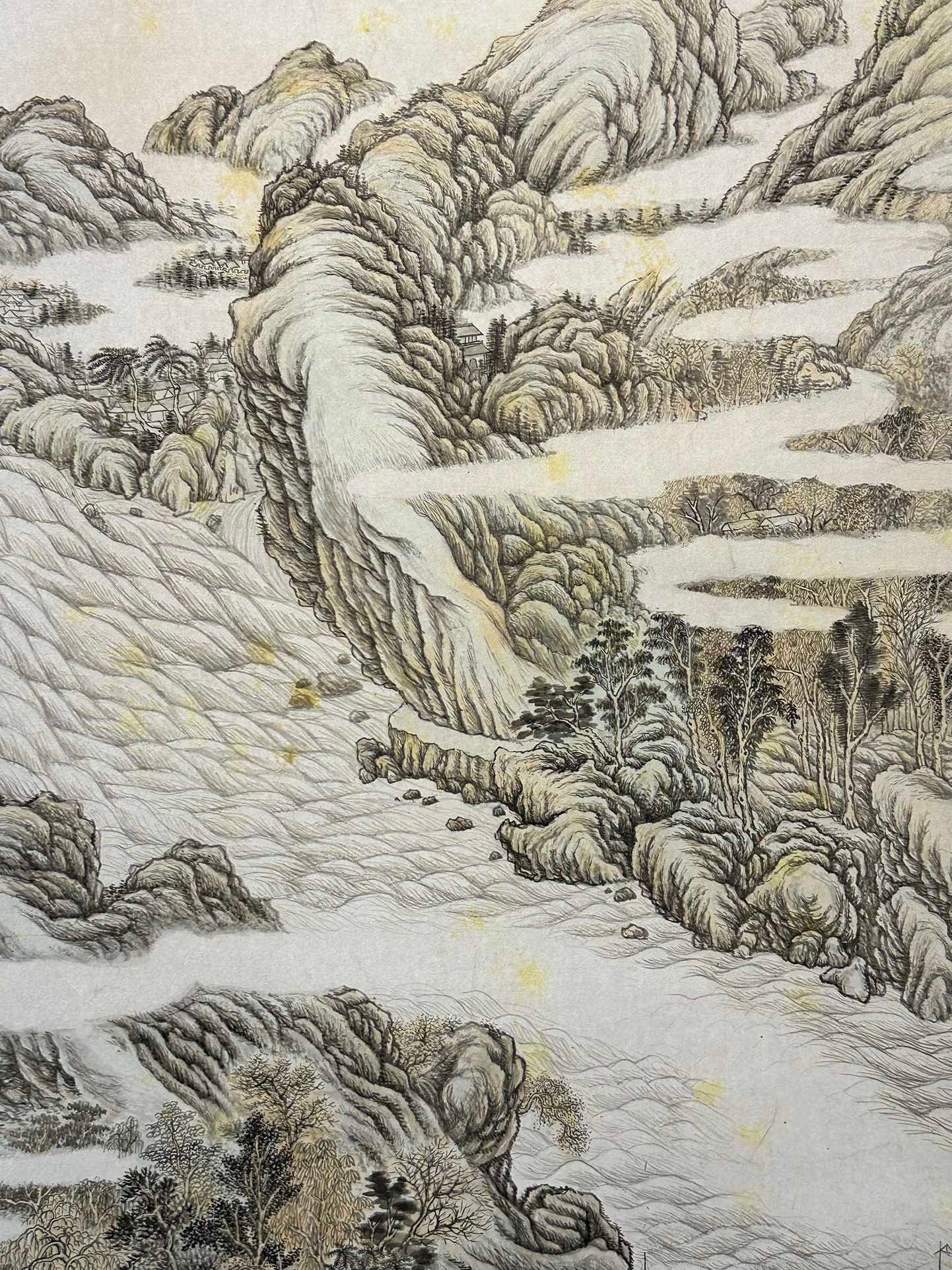 Chinese scroll painting Zhang Daqian