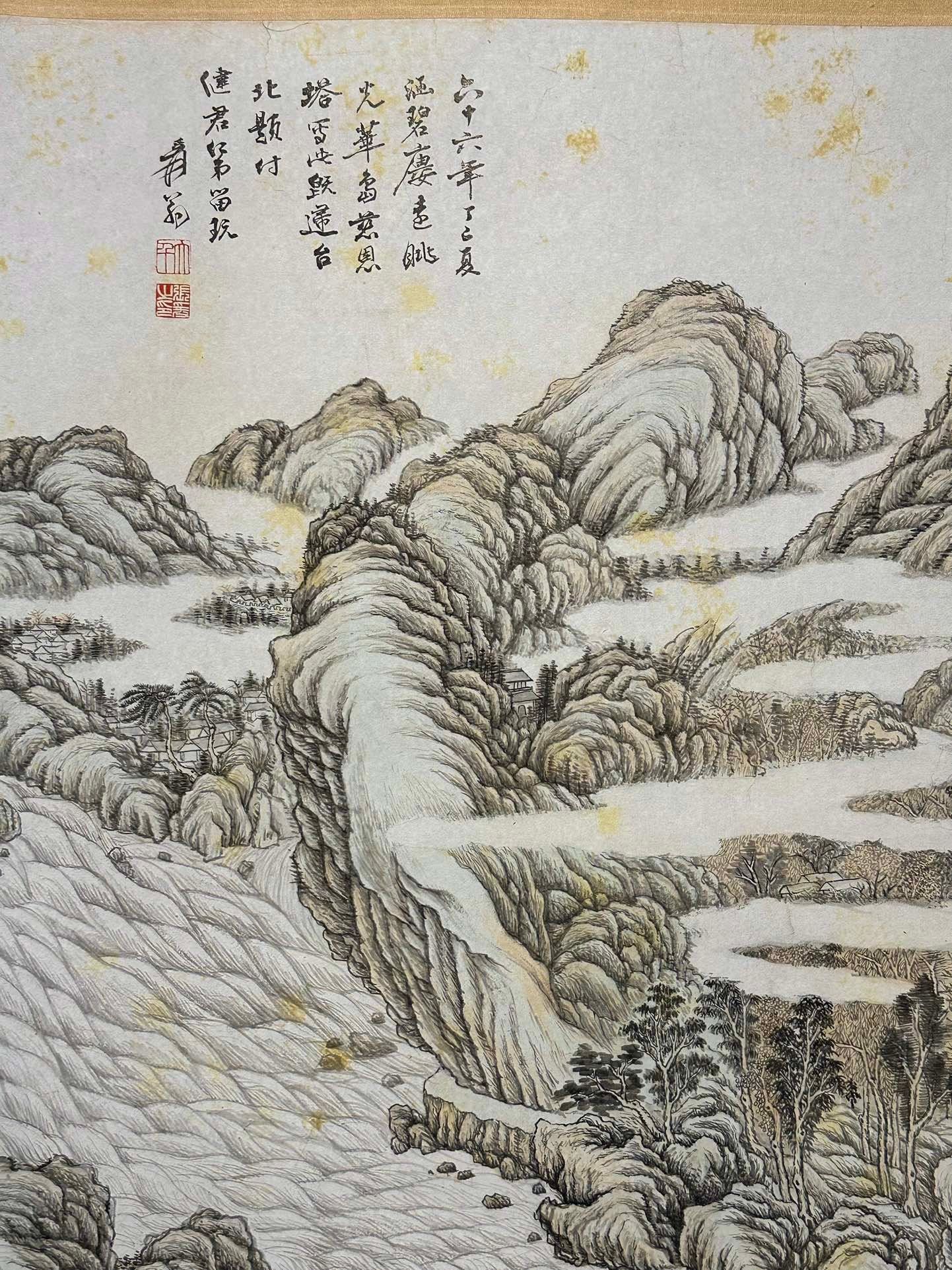 Chinese scroll painting Zhang Daqian