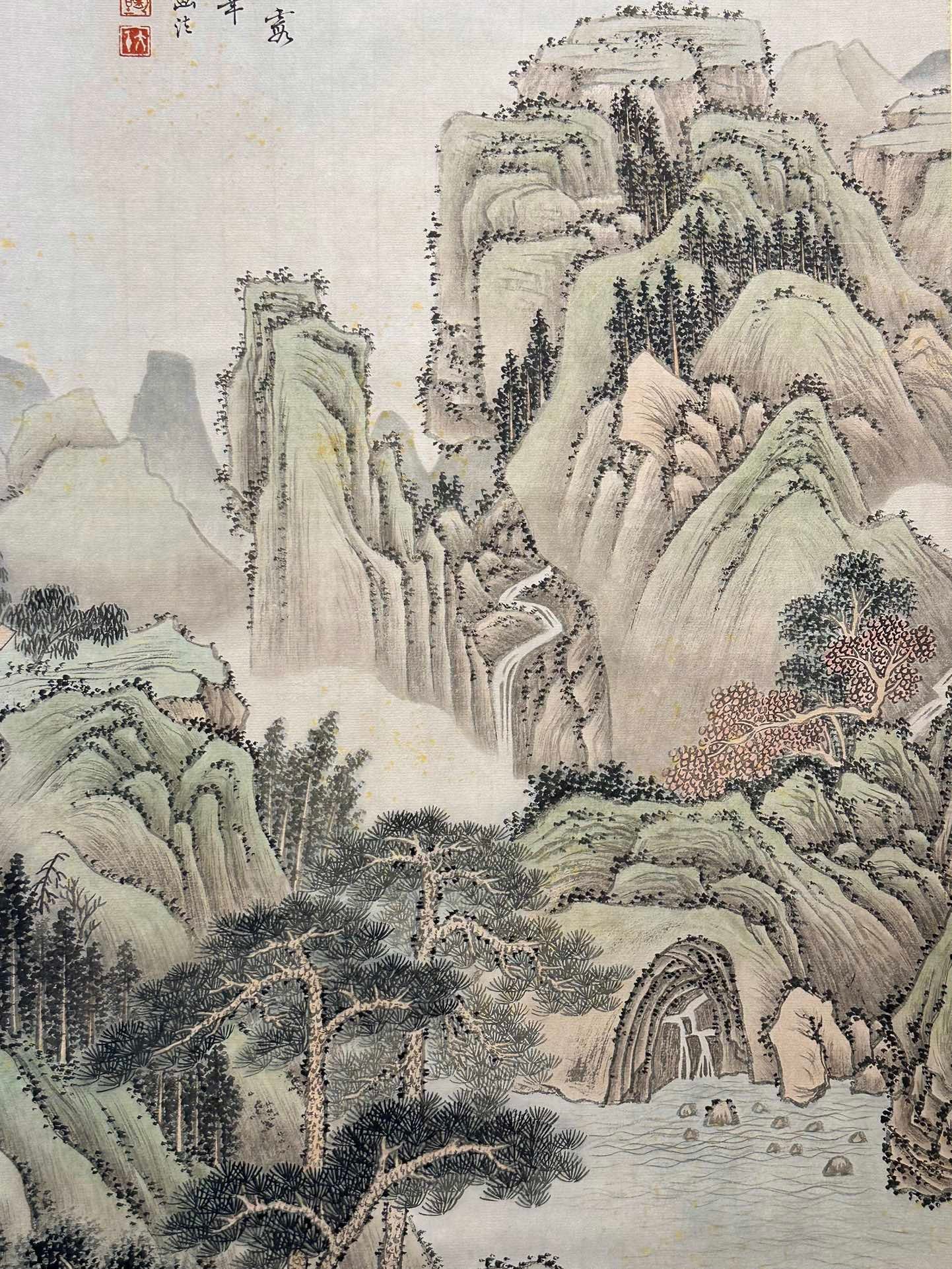 Chinese scroll painting Zhang Daqian