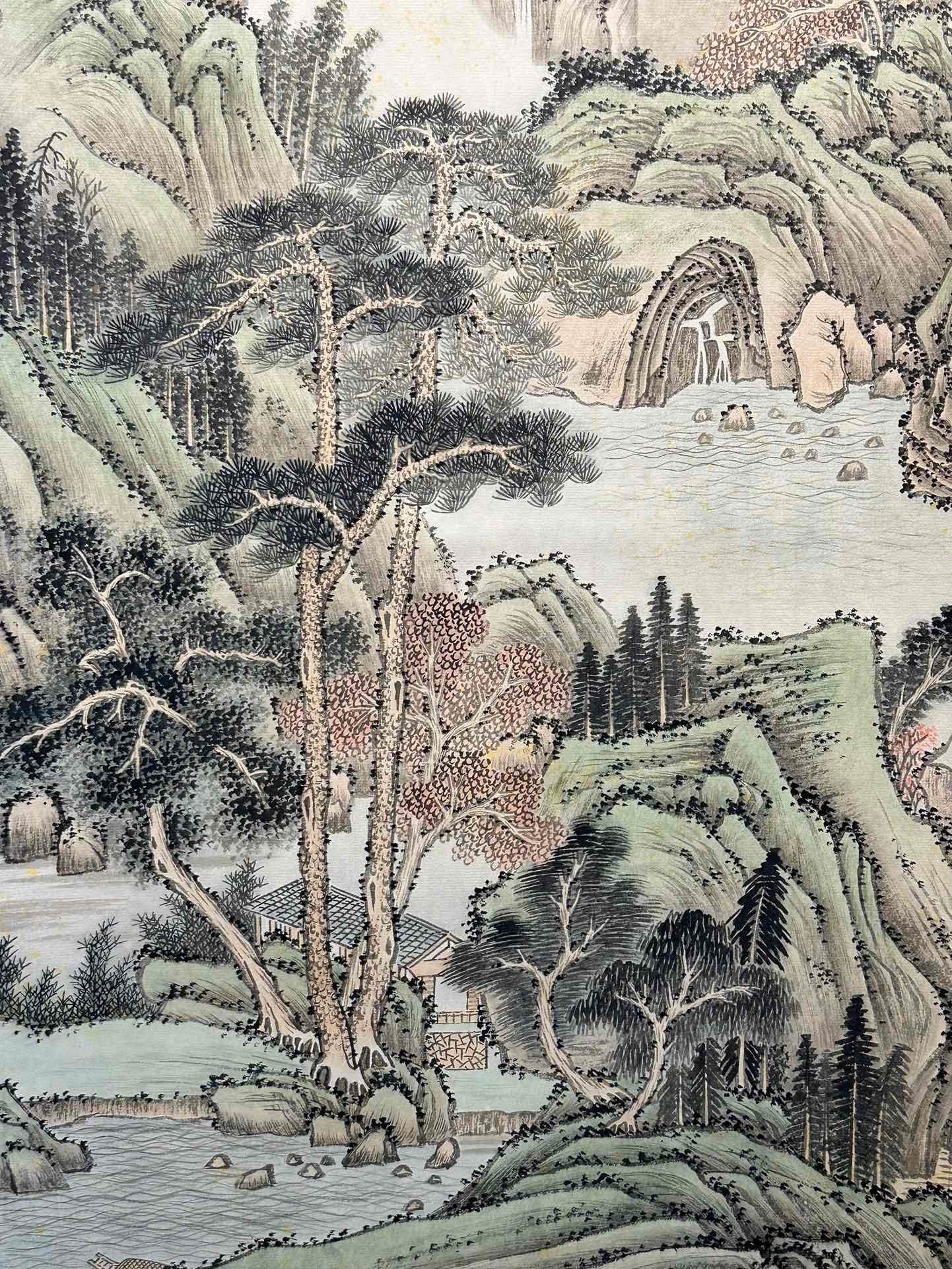 Chinese scroll painting Zhang Daqian
