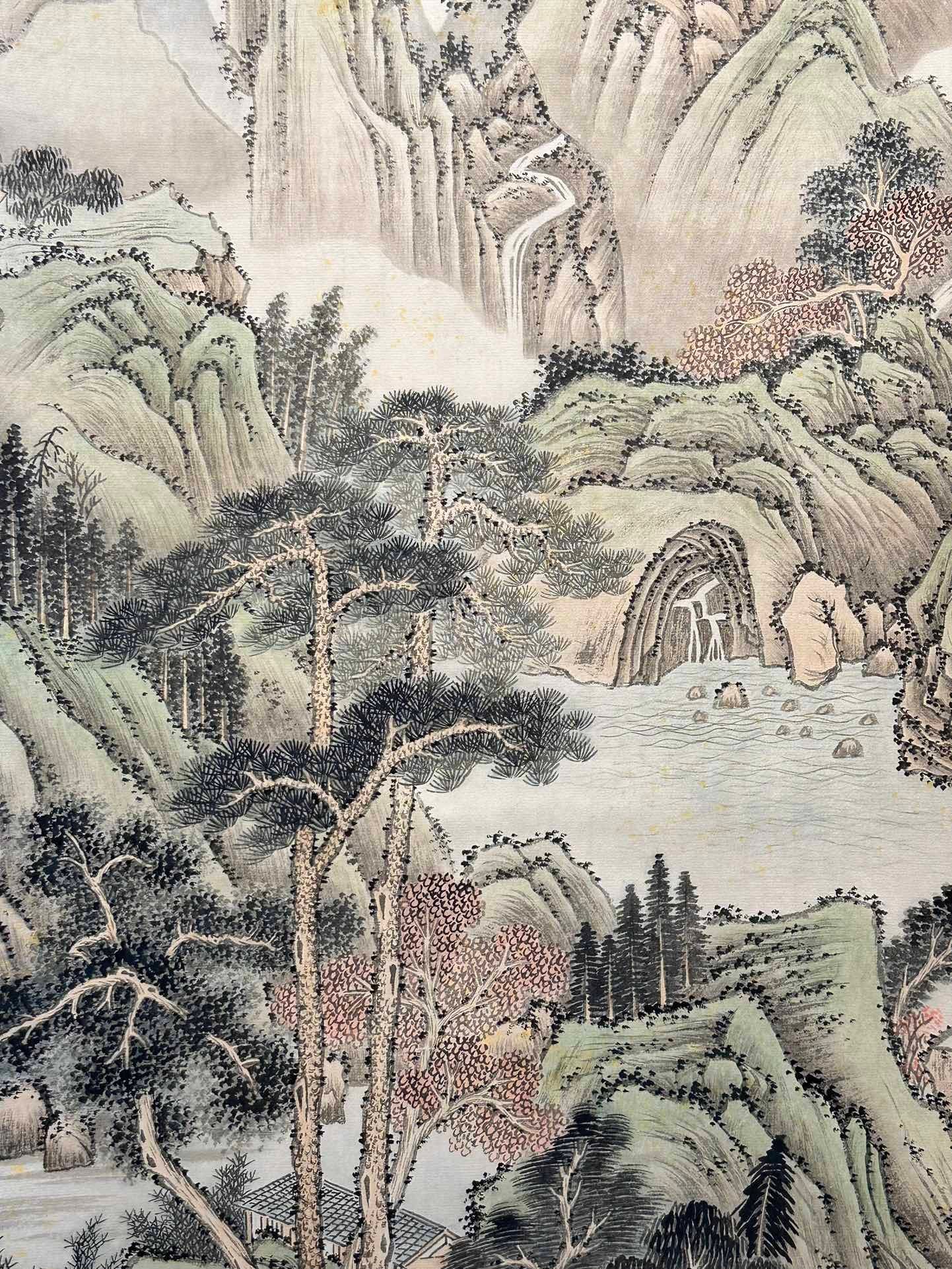 Chinese scroll painting Zhang Daqian