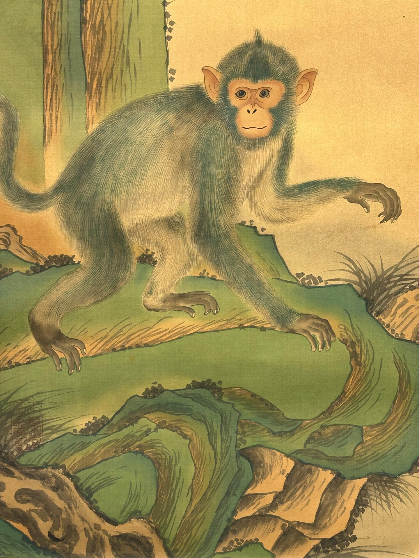 Chinese scroll painting Chiyou