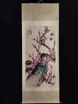 Chinese scroll painting Bai Juyi