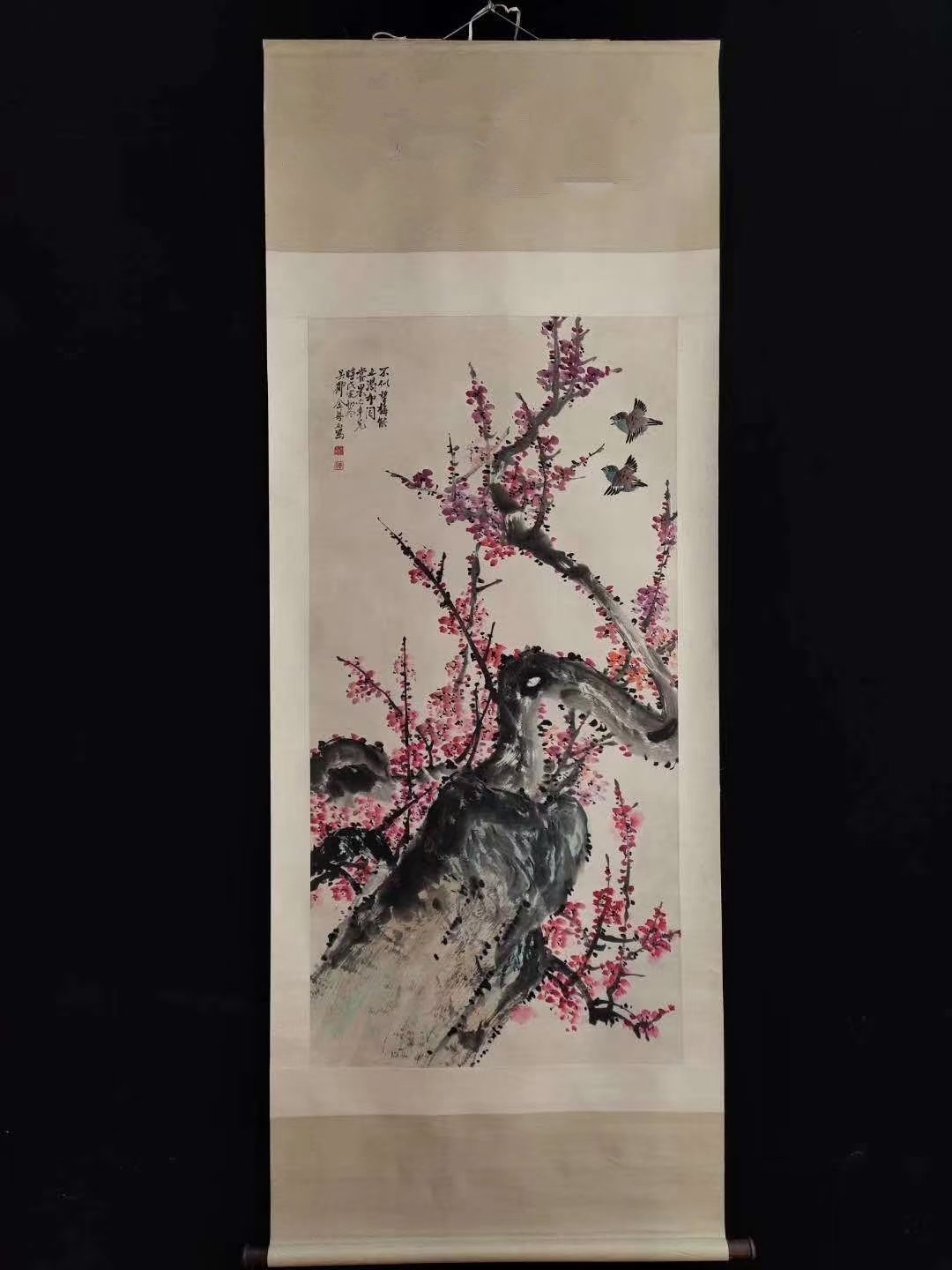Chinese scroll painting Bai Juyi