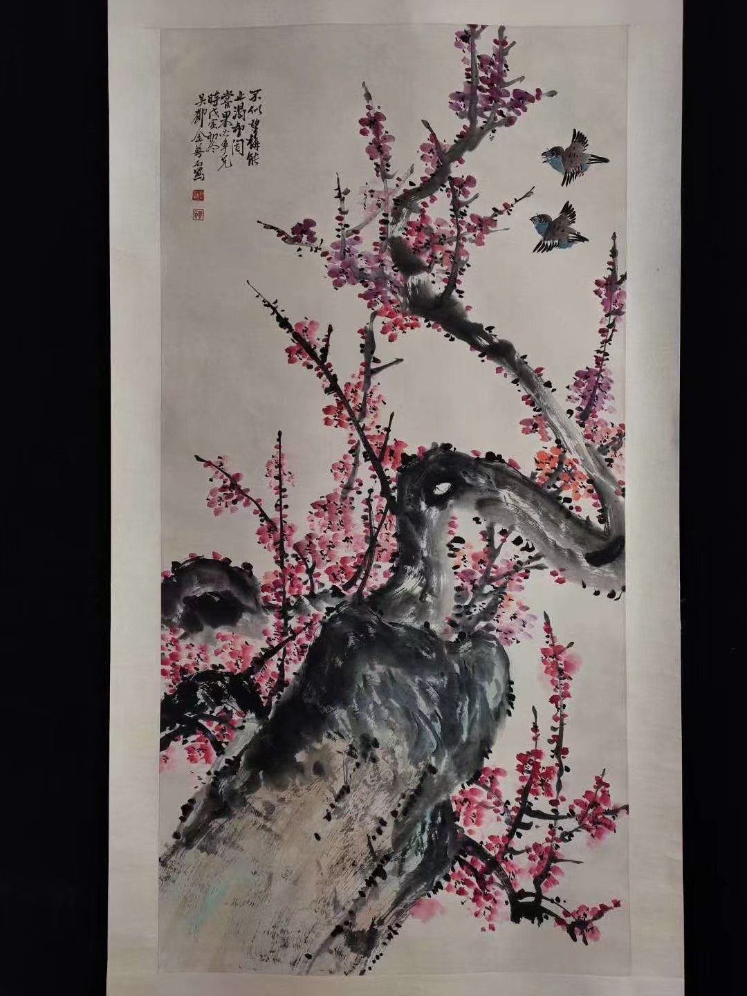 Chinese scroll painting Bai Juyi
