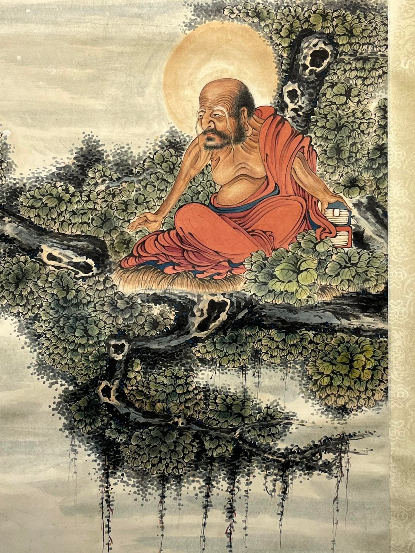 Chinese scroll painting Qian Huafo