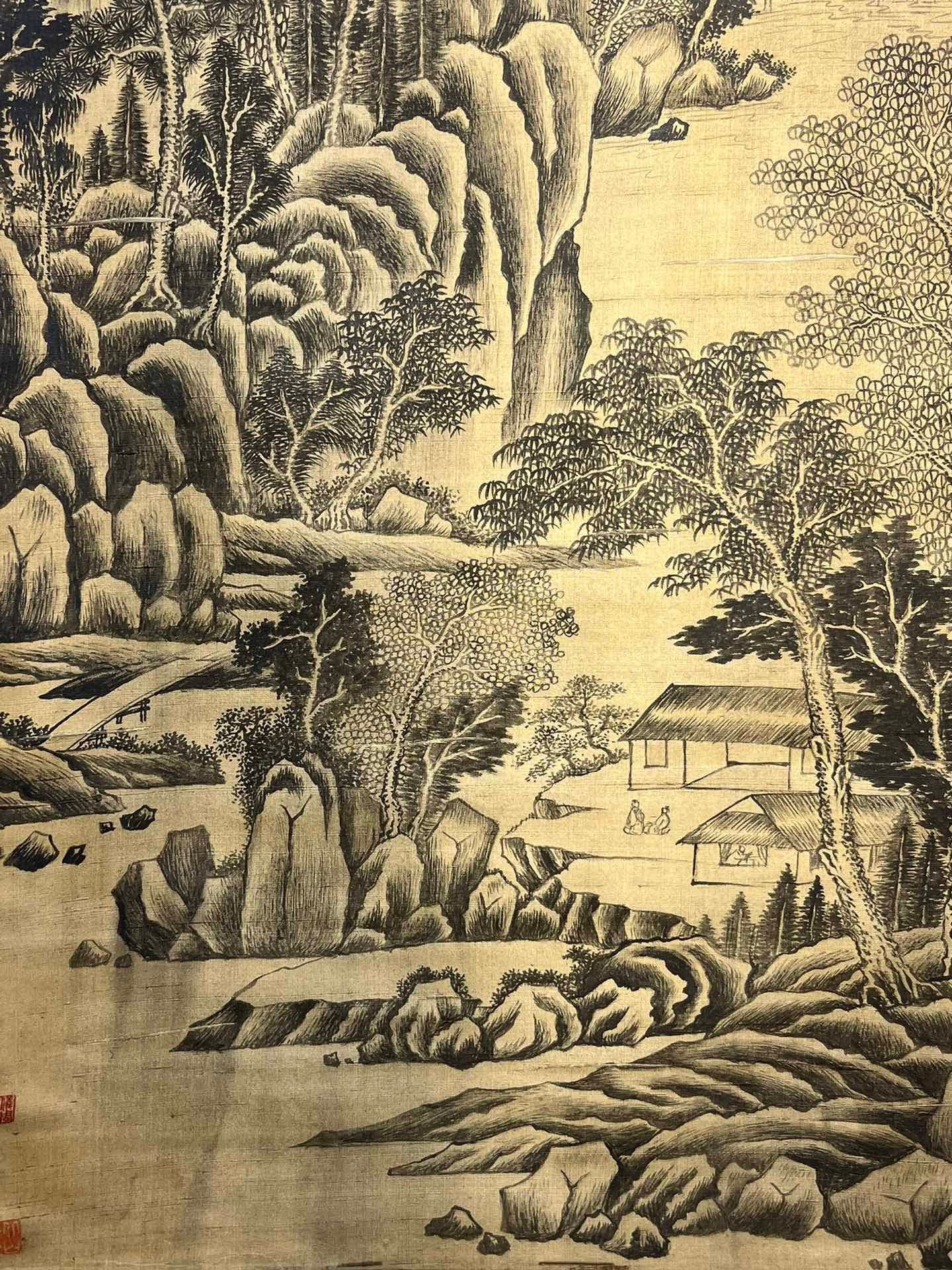 Chinese scroll painting Dong Yuan