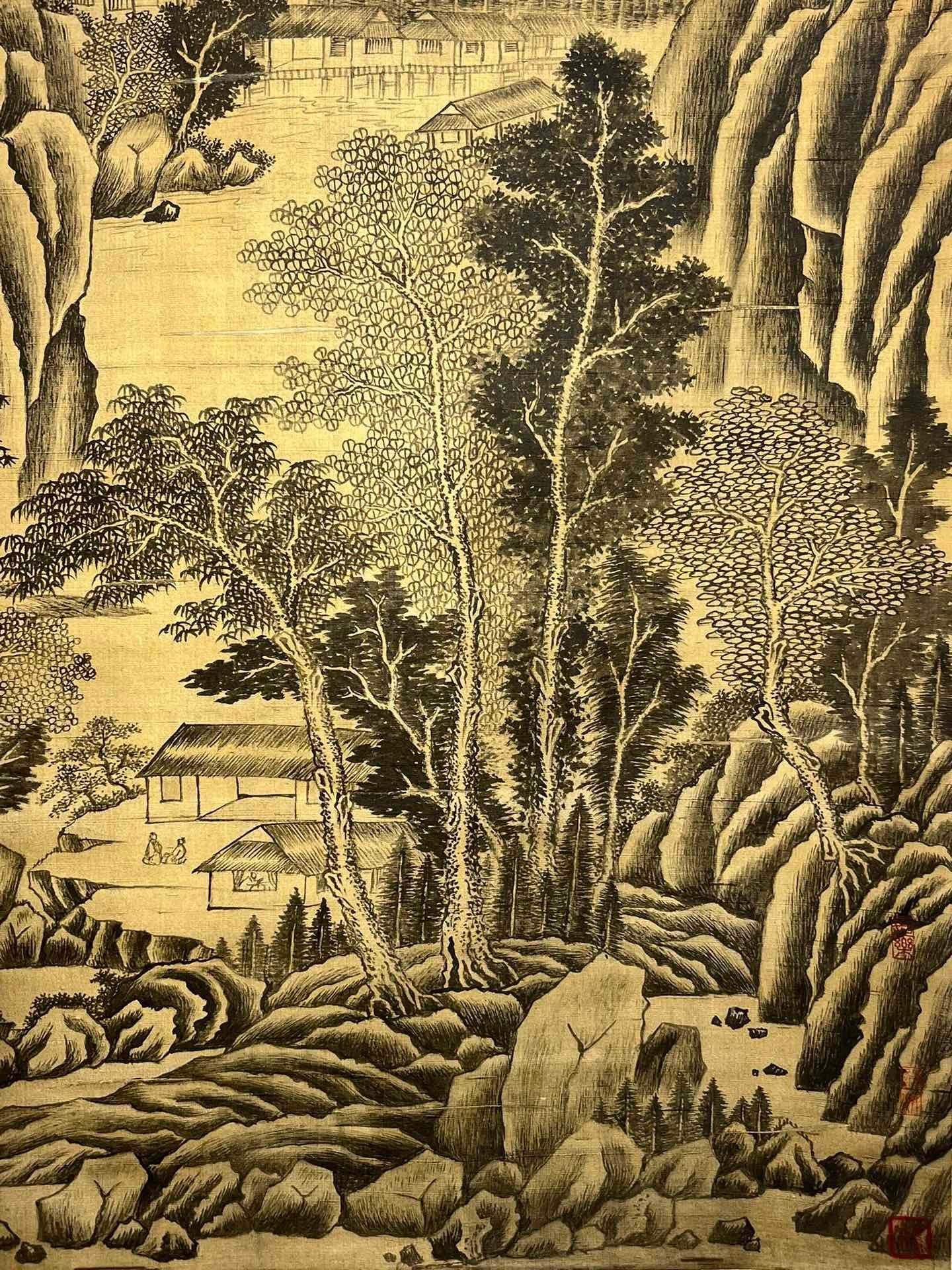 Chinese scroll painting Dong Yuan