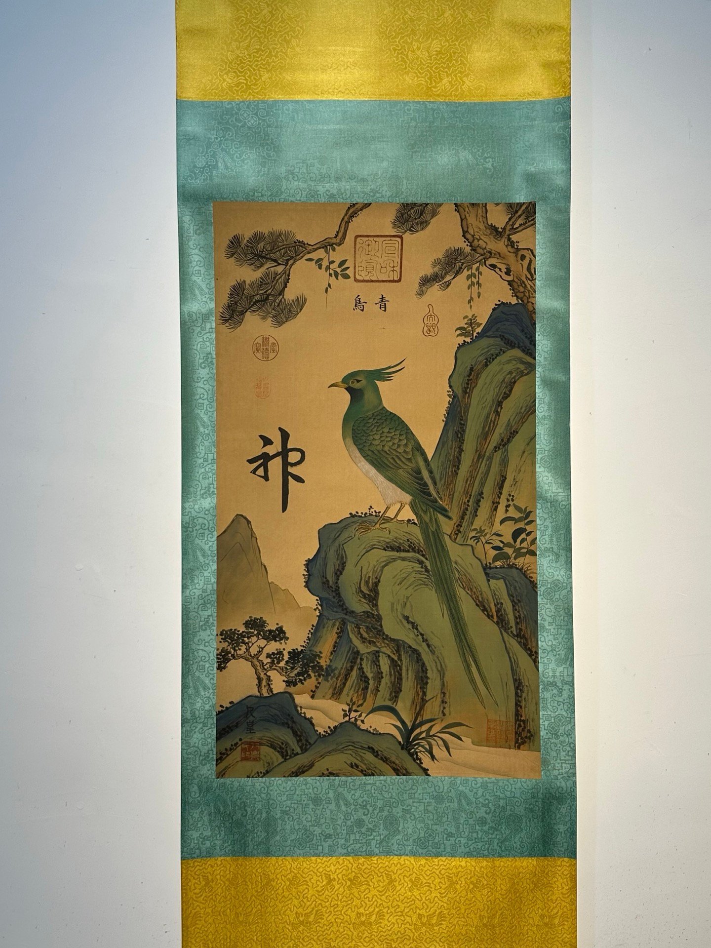Chinese scroll painting Renhuang clan
