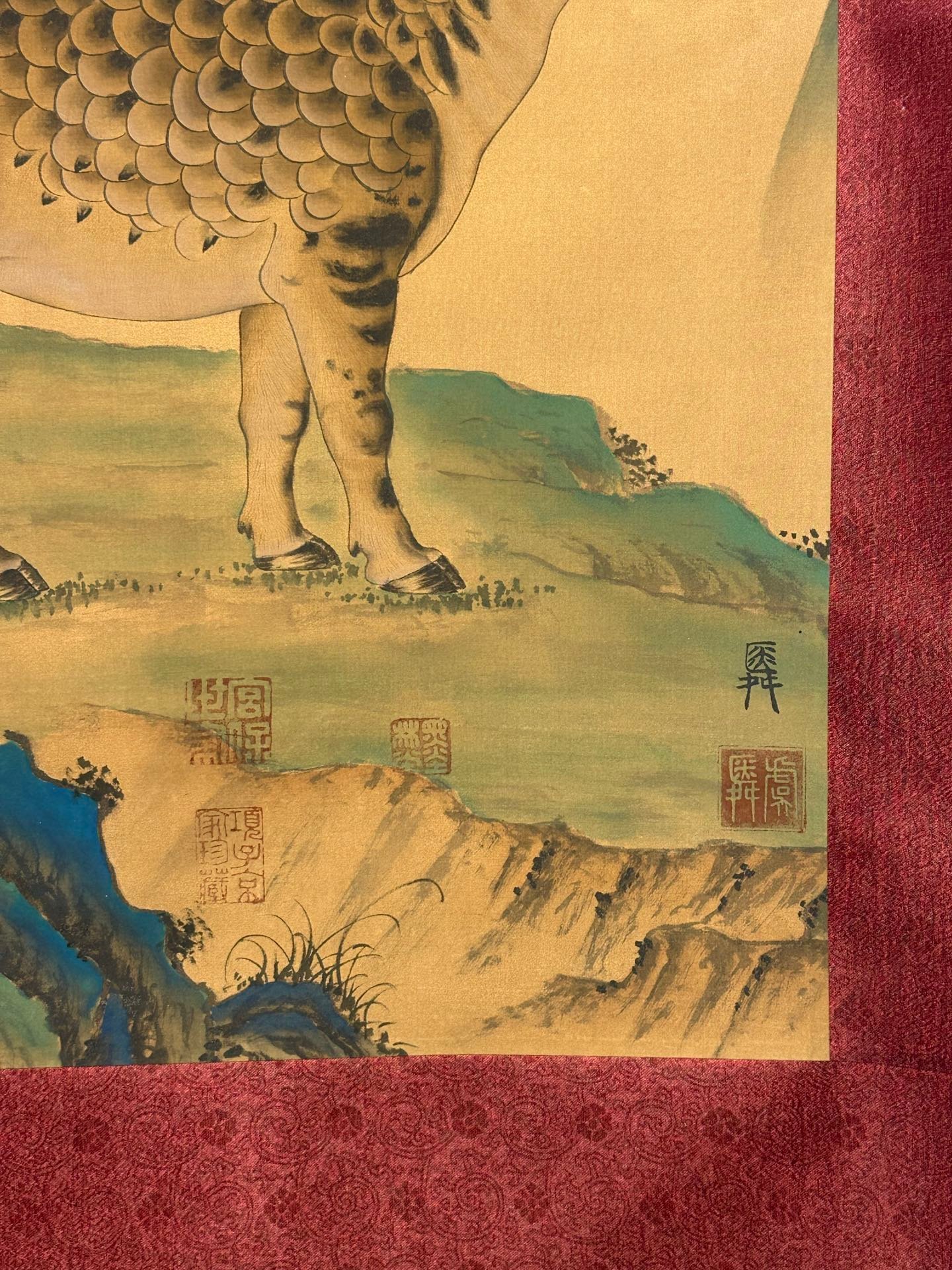 Chinese scroll painting Shun