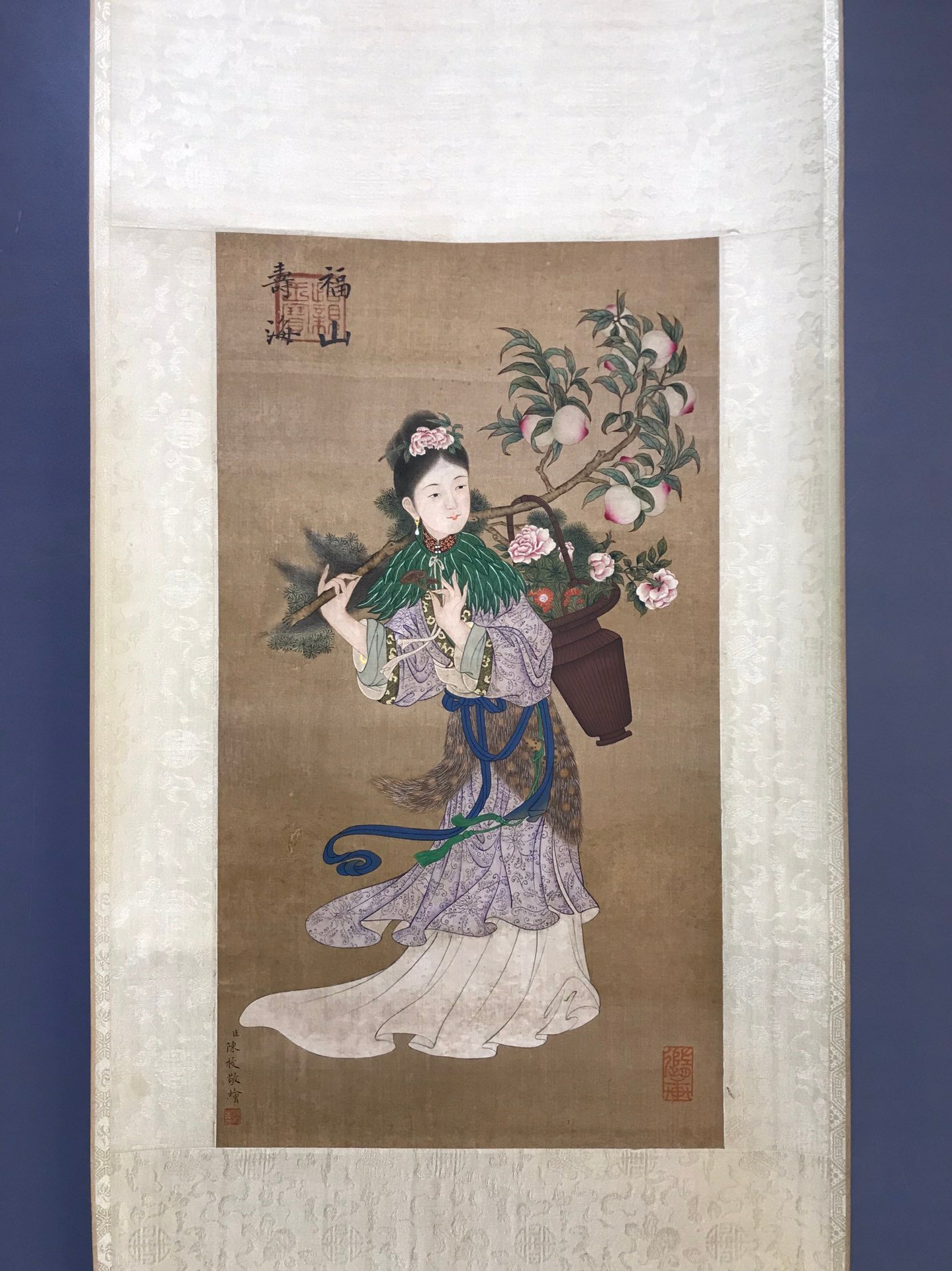 Chinese scroll painting Chen Meijing