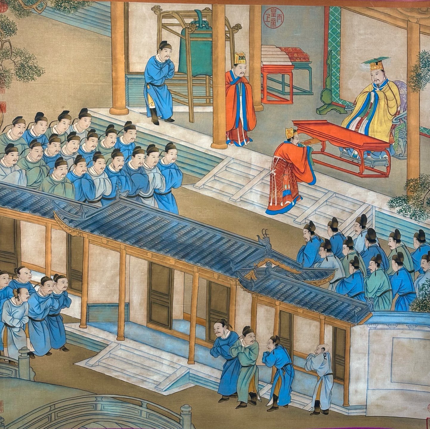 Chinese scroll painting Qiu Ying