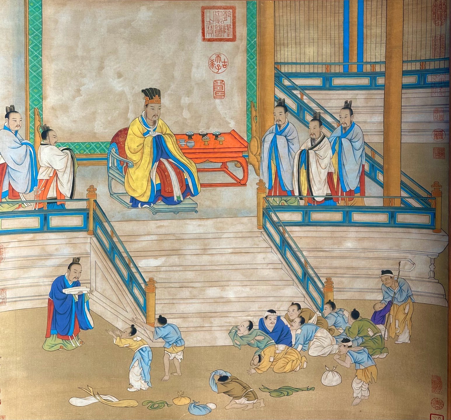Chinese scroll painting Qiu Ying