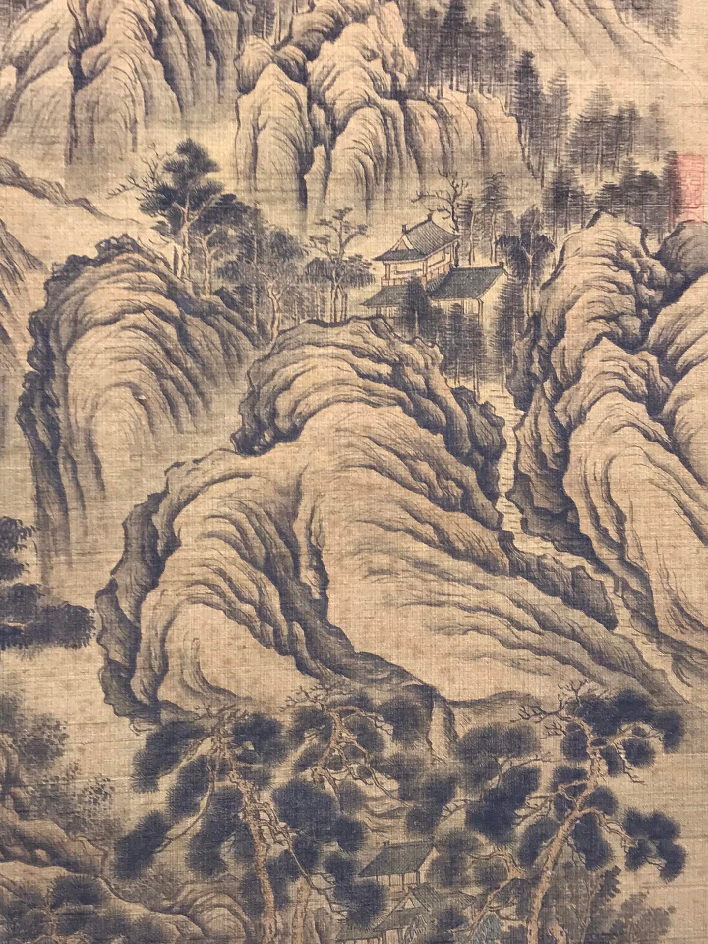 Chinese scroll painting Liu Guandao