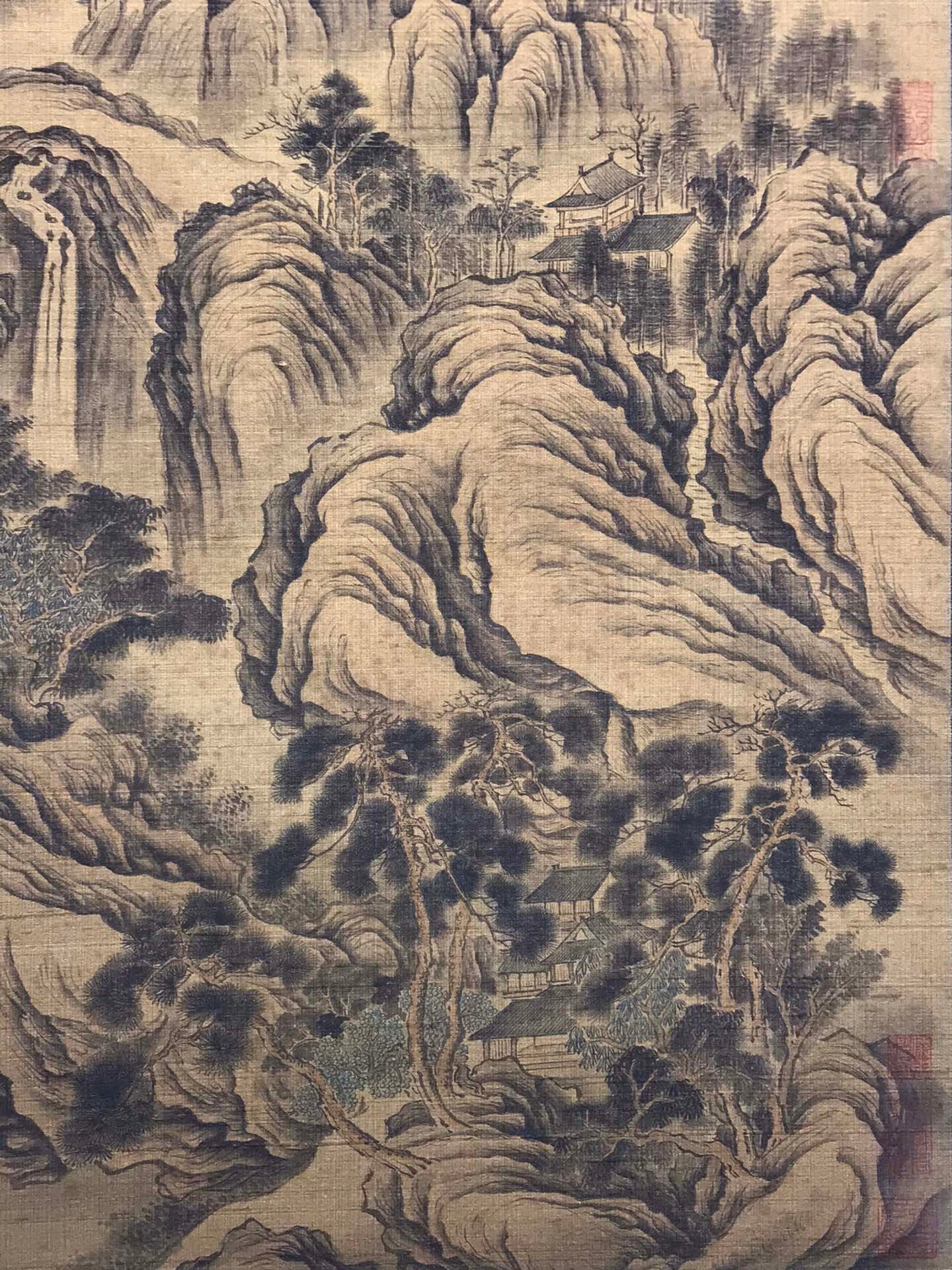 Chinese scroll painting Liu Guandao