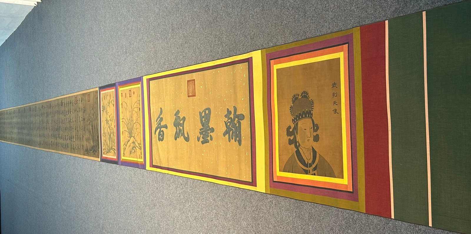 Chinese scroll painting Wu Zetian