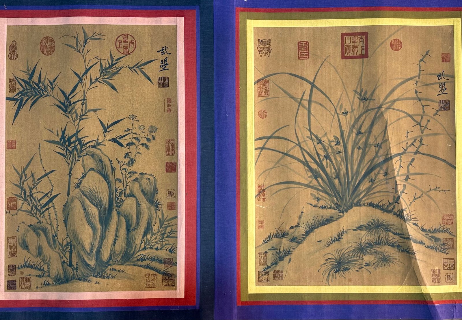 Chinese scroll painting Wu Zetian