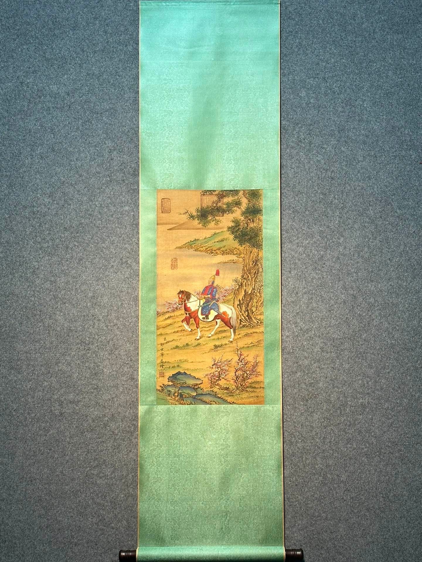 Chinese scroll painting Giuseppe