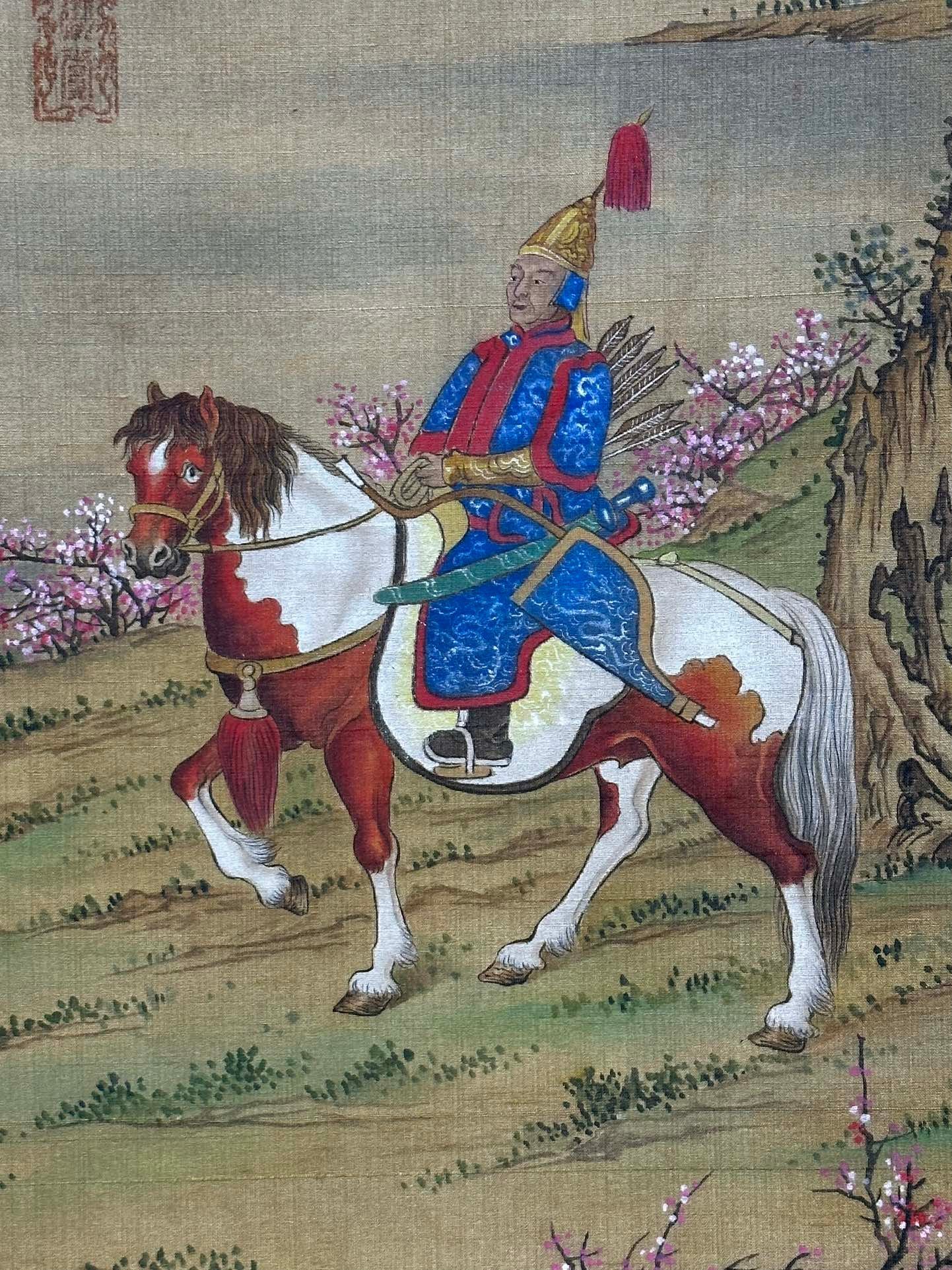 Chinese scroll painting Giuseppe