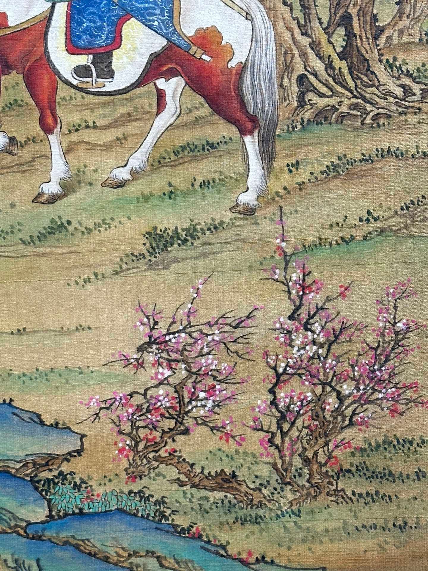 Chinese scroll painting Giuseppe