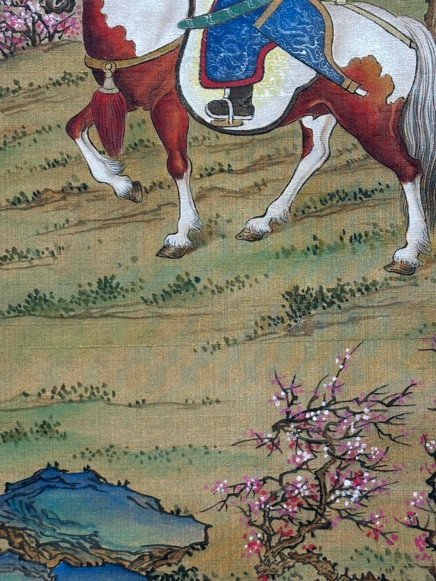 Chinese scroll painting Giuseppe