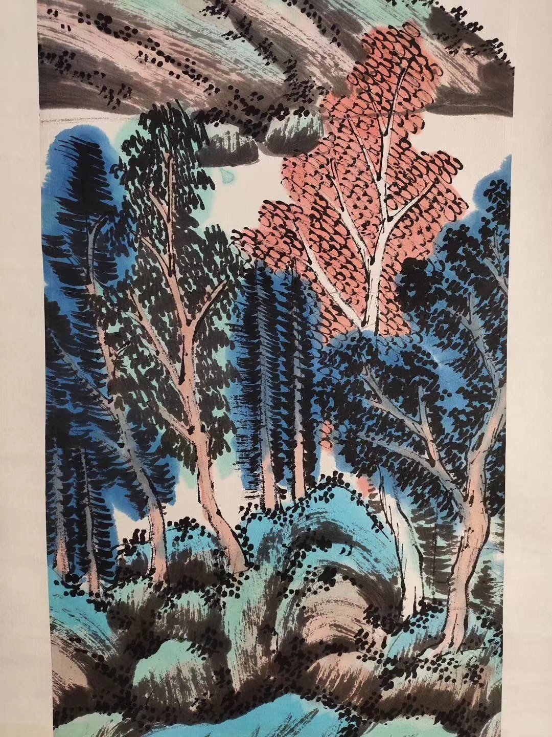 Chinese scroll painting Zhang Daqian