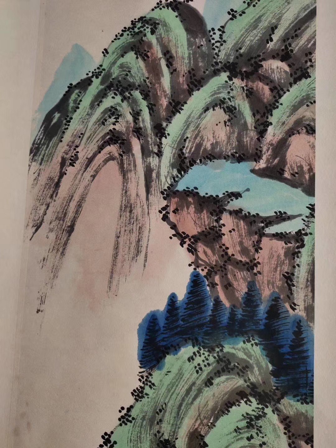 Chinese scroll painting Zhang Daqian