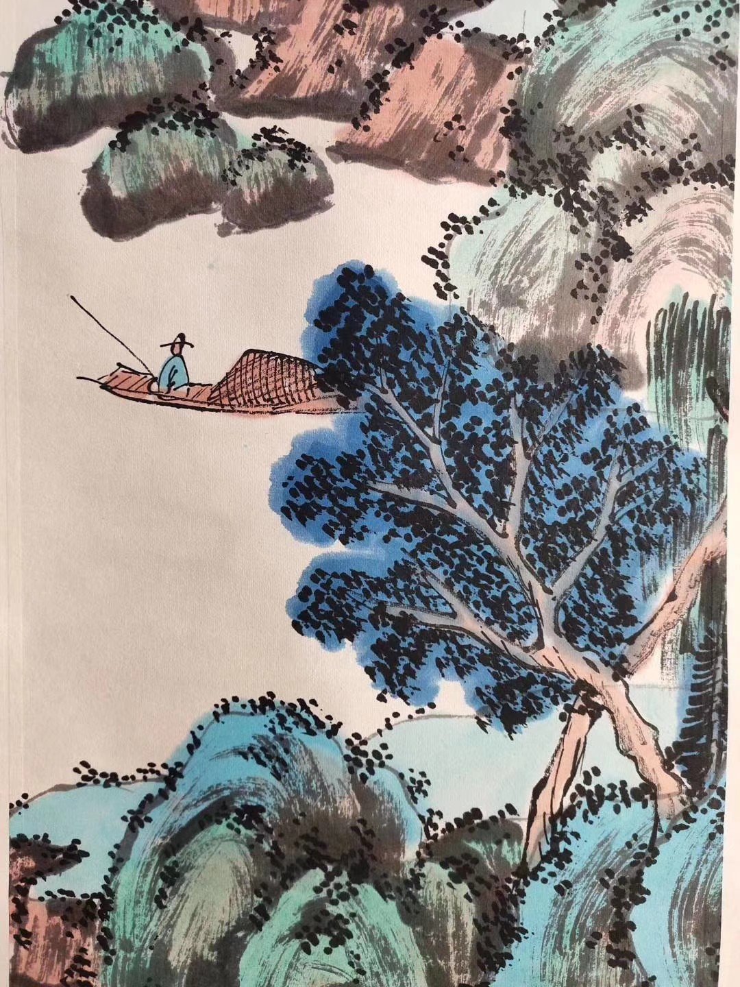 Chinese scroll painting Zhang Daqian
