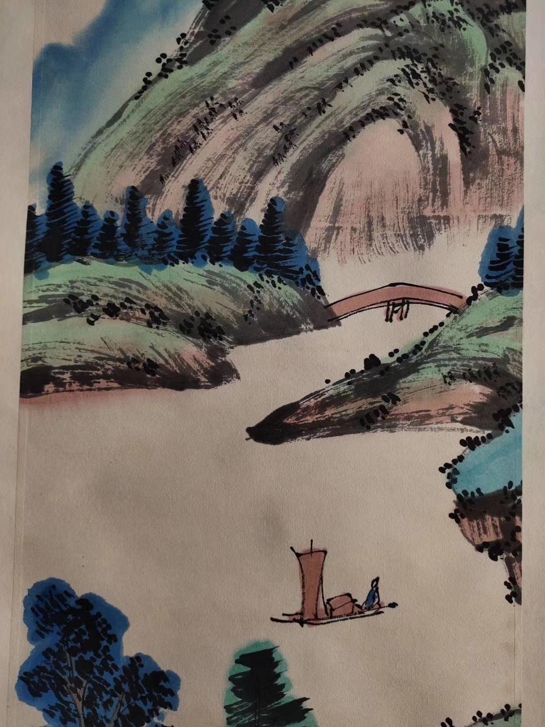 Chinese scroll painting Zhang Daqian
