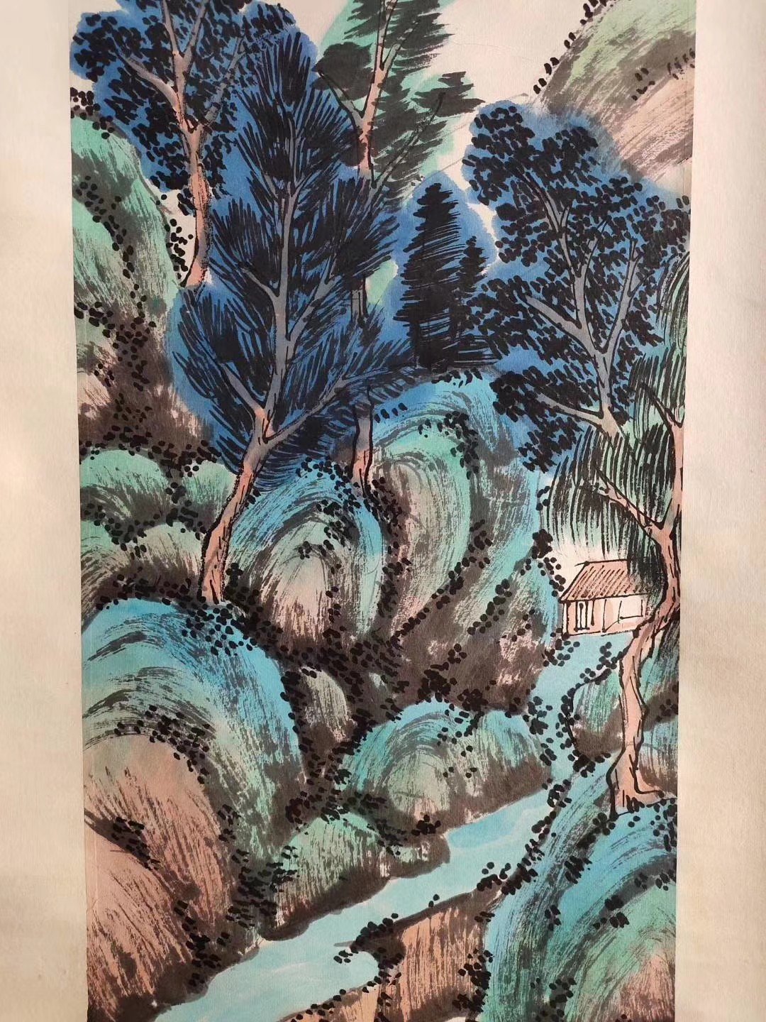 Chinese scroll painting Zhang Daqian