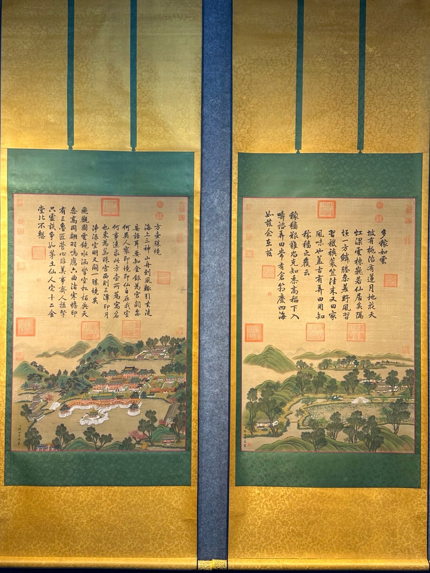 Chinese scroll painting Giuseppe