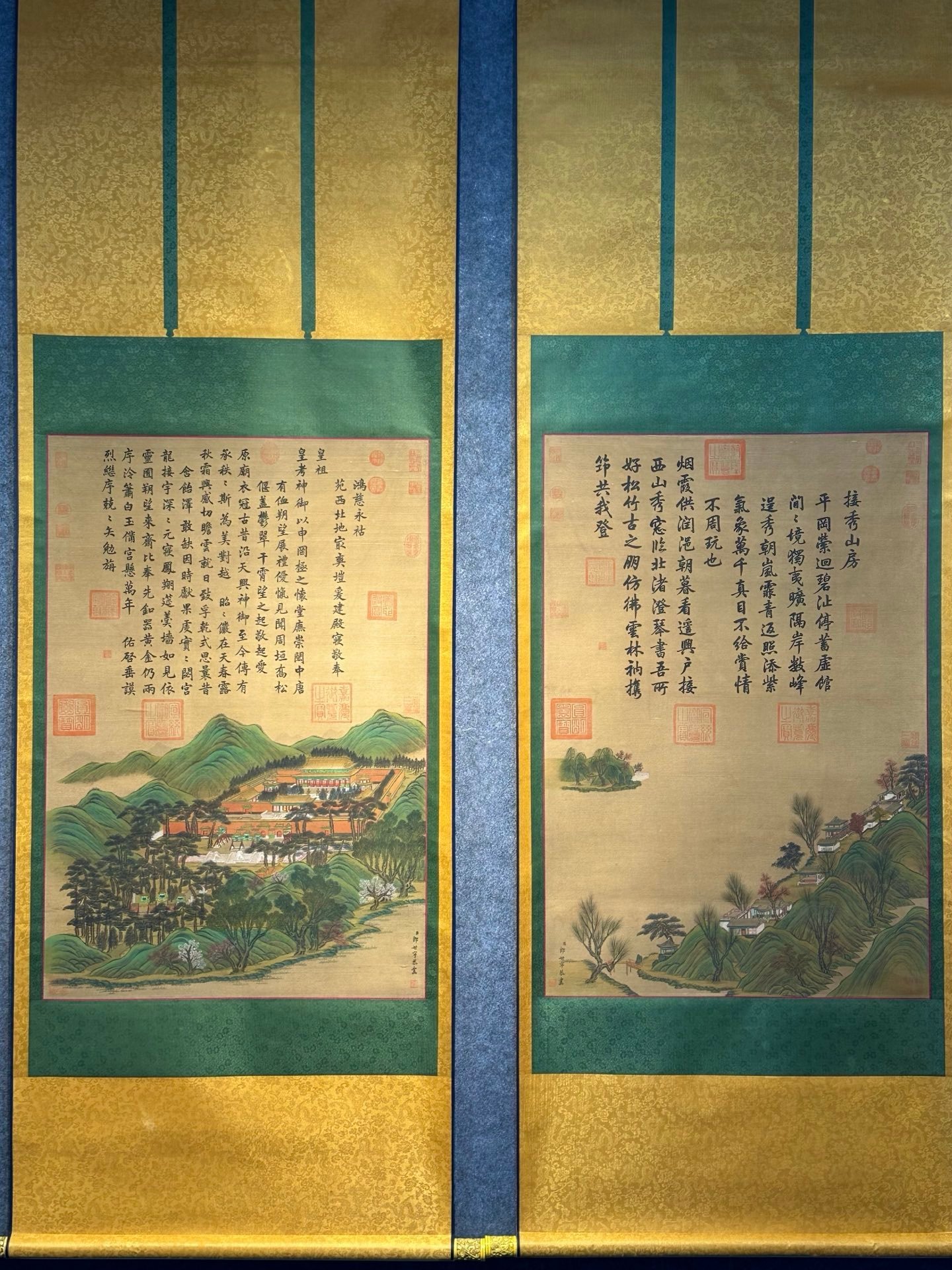 Chinese scroll painting Giuseppe