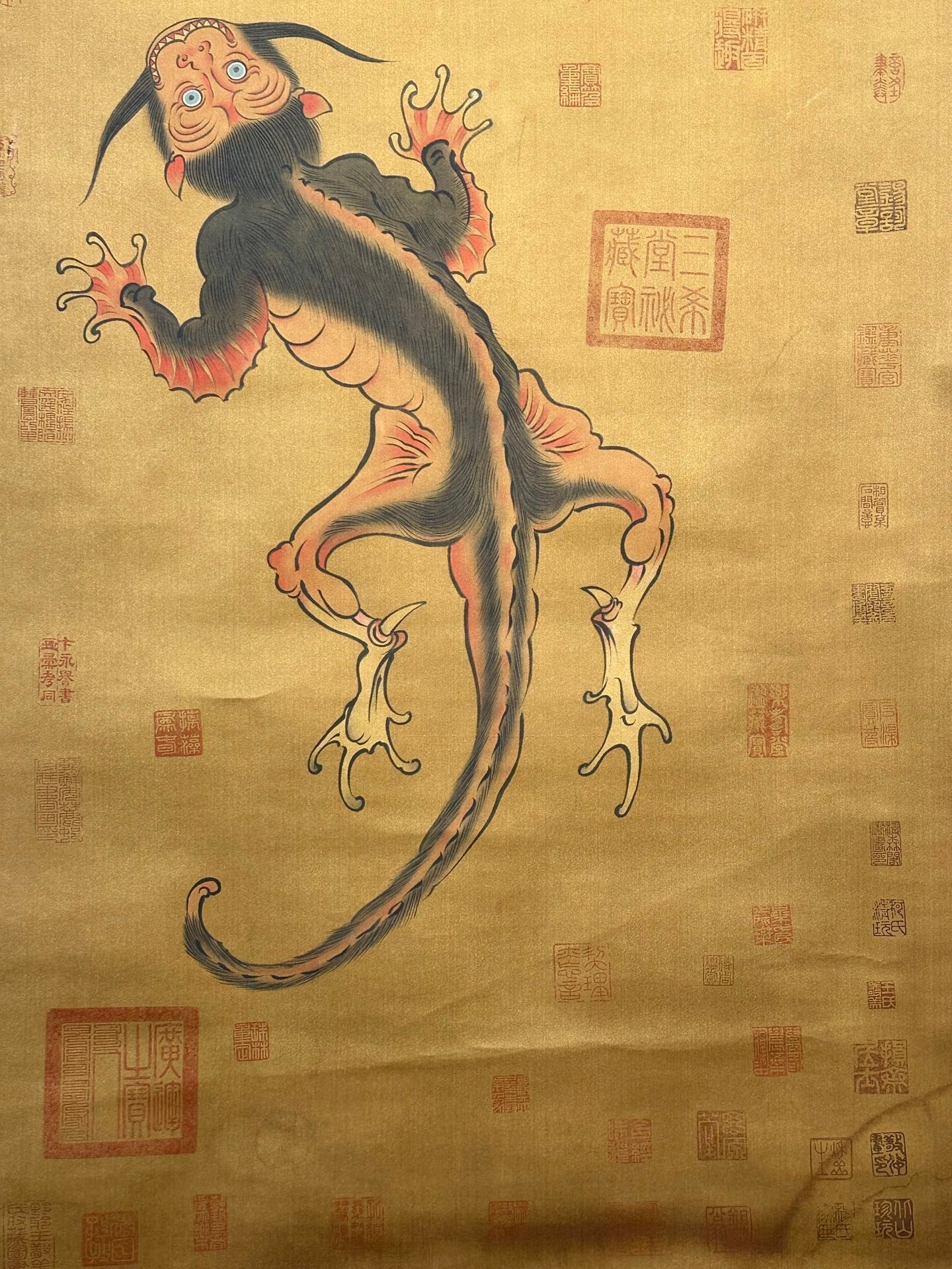 Chinese scroll painting N ü wa