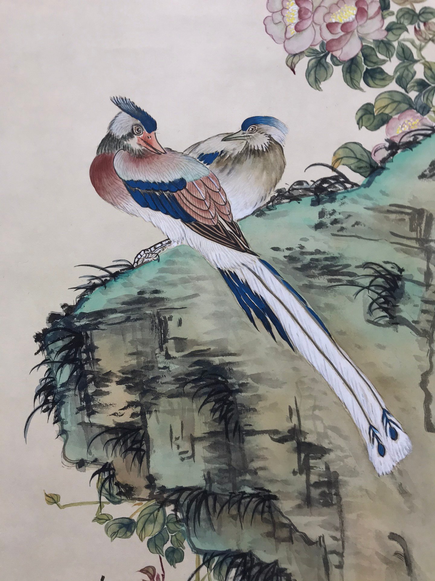 Chinese scroll painting Soong Mei ling
