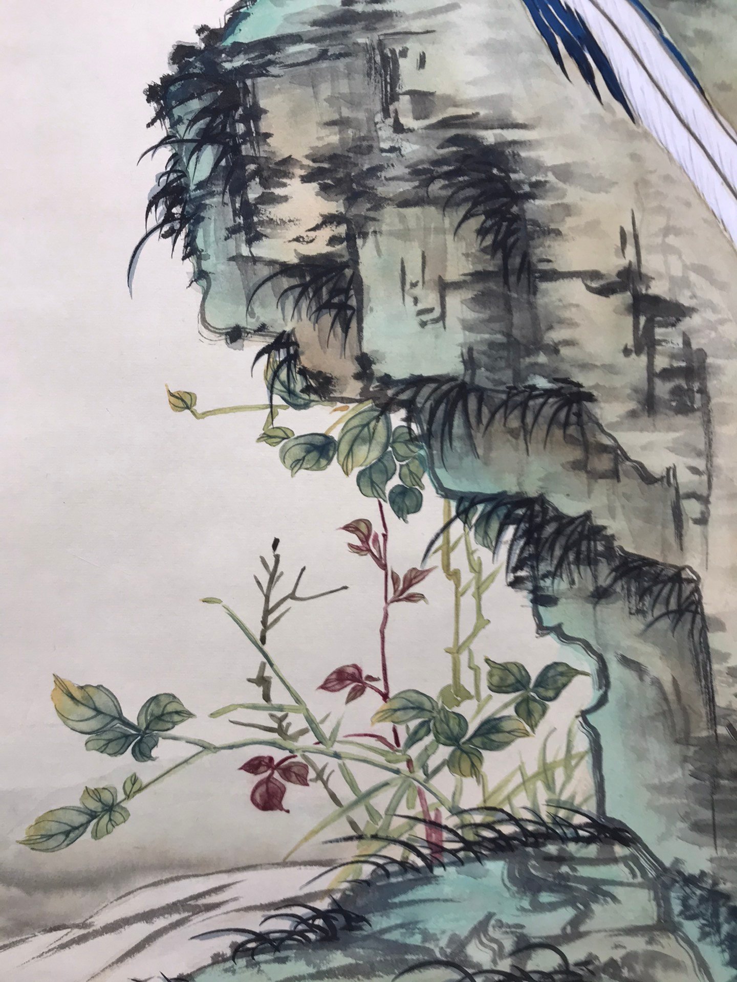Chinese scroll painting Soong Mei ling