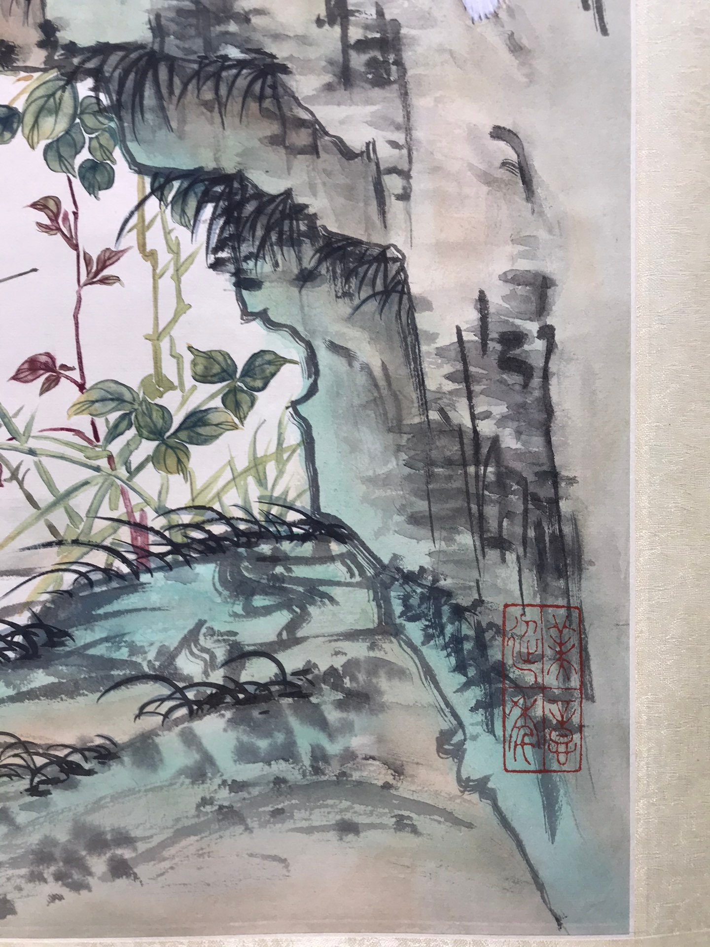 Chinese scroll painting Soong Mei ling