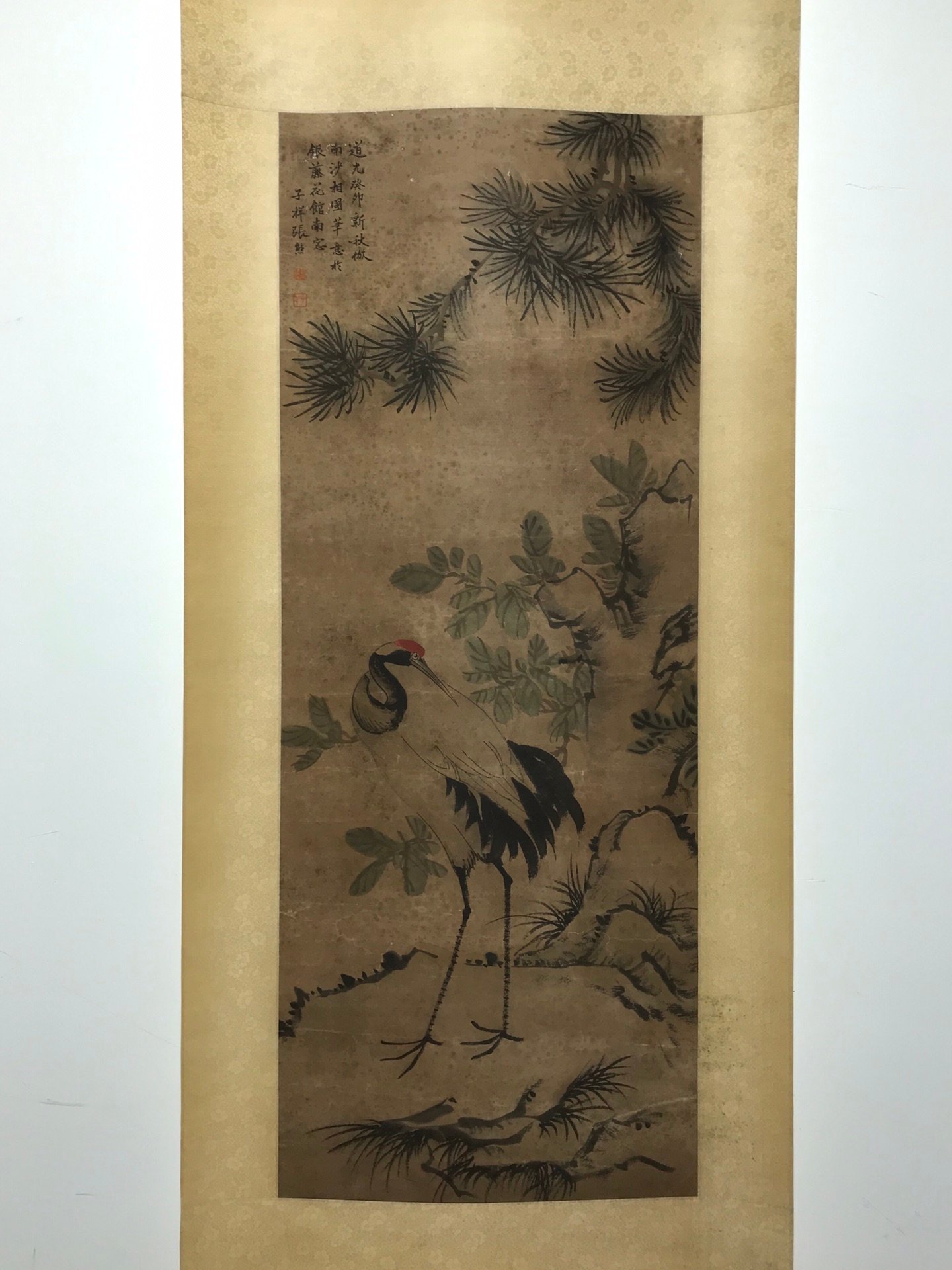 Chinese scroll painting Zhang Xiong