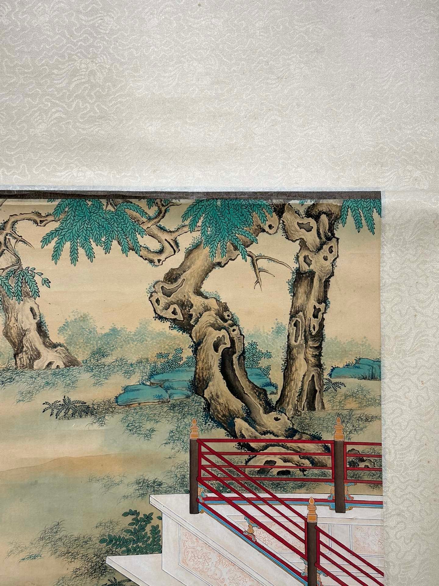 Chinese scroll painting Gu Luo