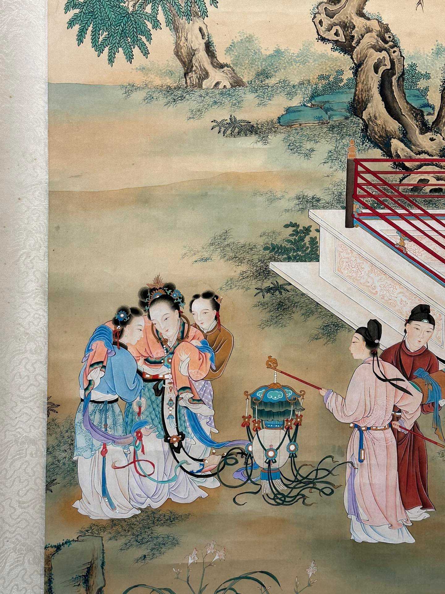 Chinese scroll painting Gu Luo